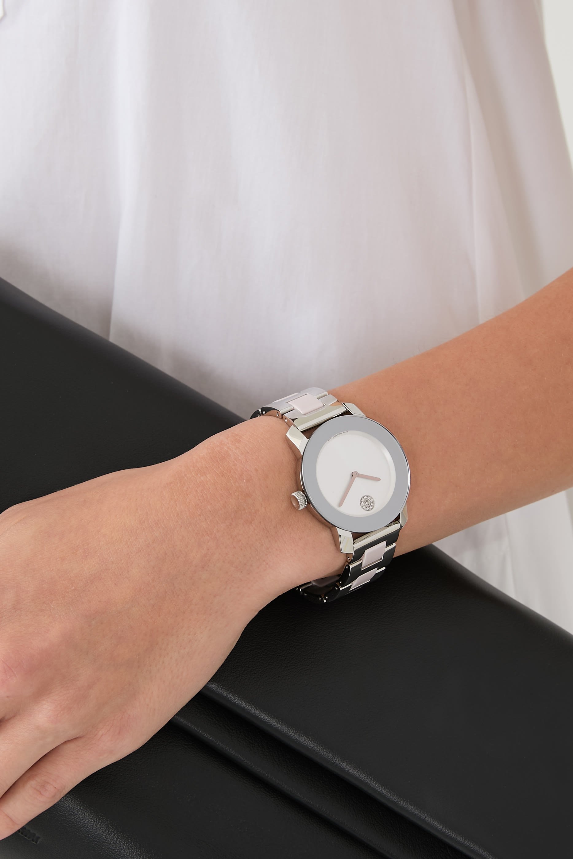 ساعة كوارتز بولد سيراميك