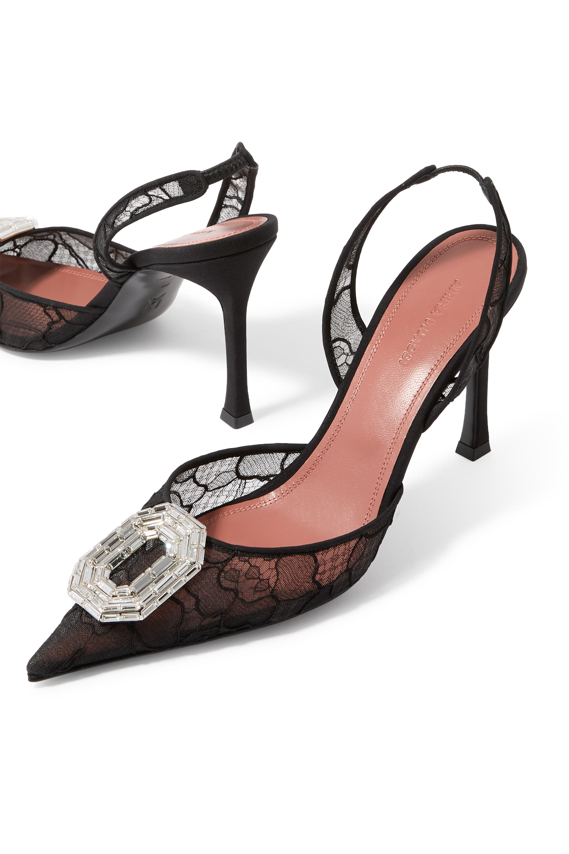 Camelia Lace 90 Slingbacks