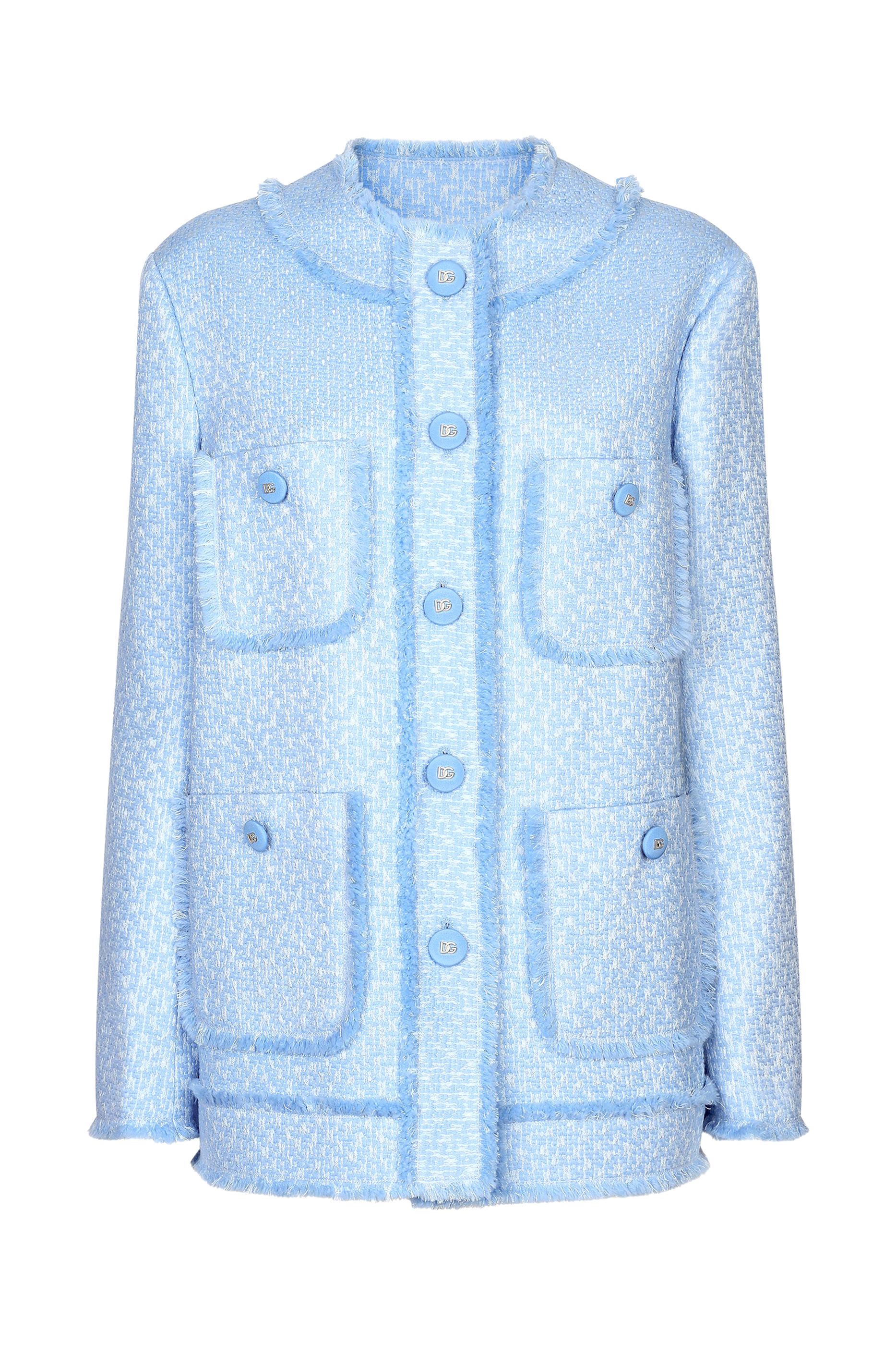 جاكيت تويد بصف أزرار راشيل