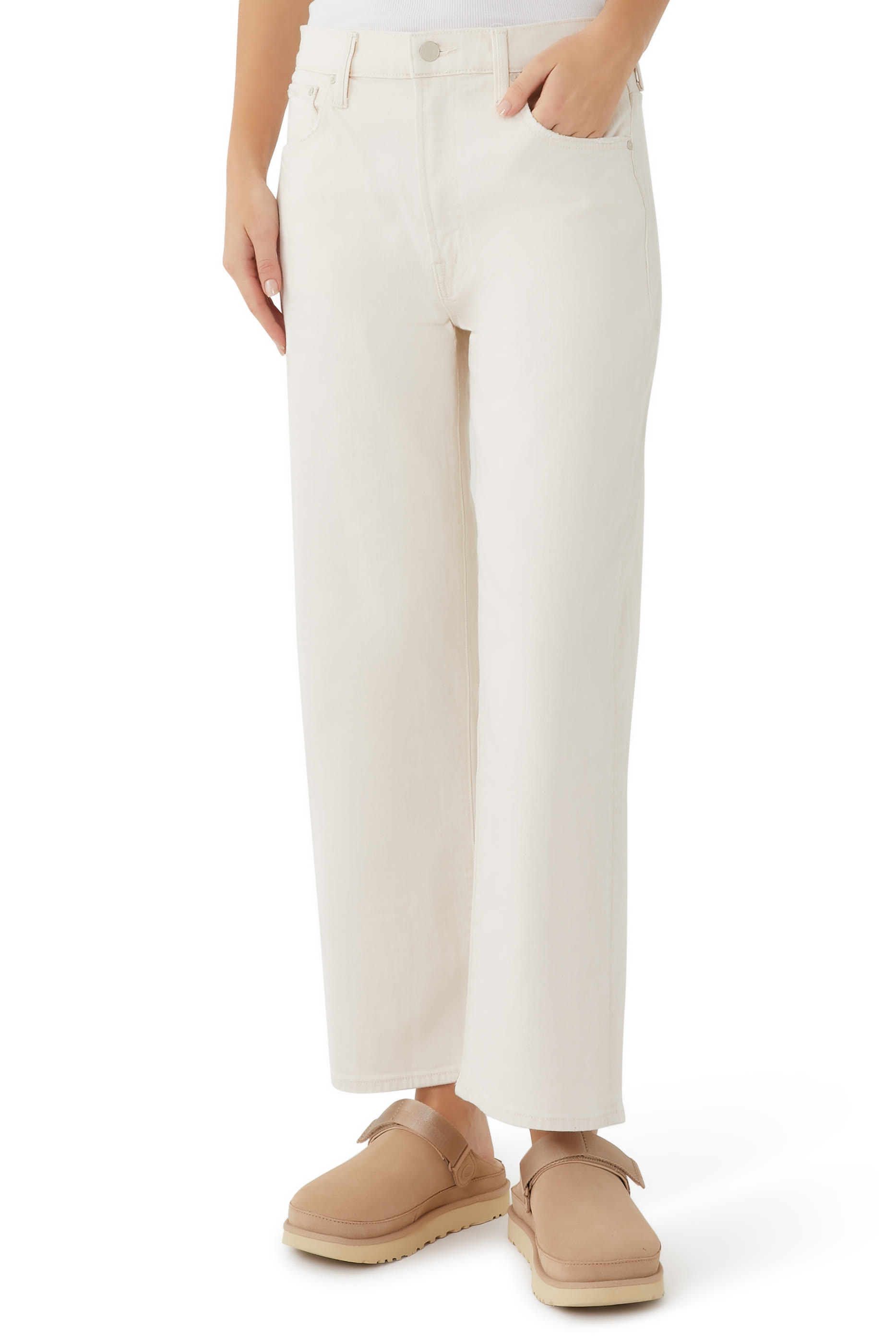 بنطال جينز دودجر بطول الكاحل