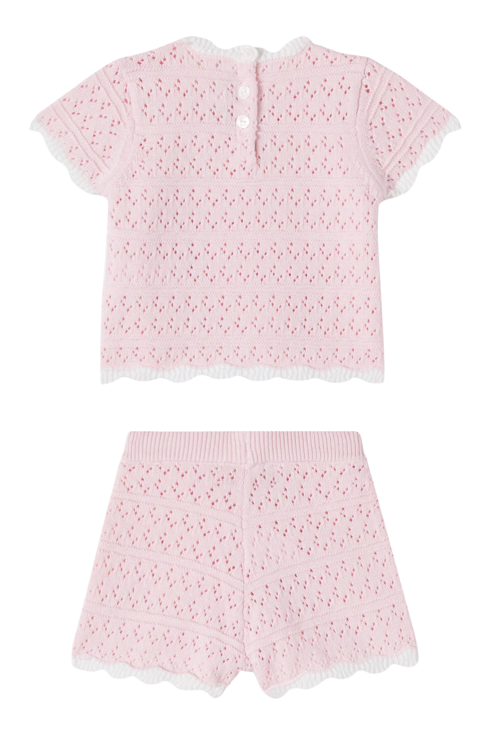 طقم بنقشة أزهار، قطعتين للأطفال