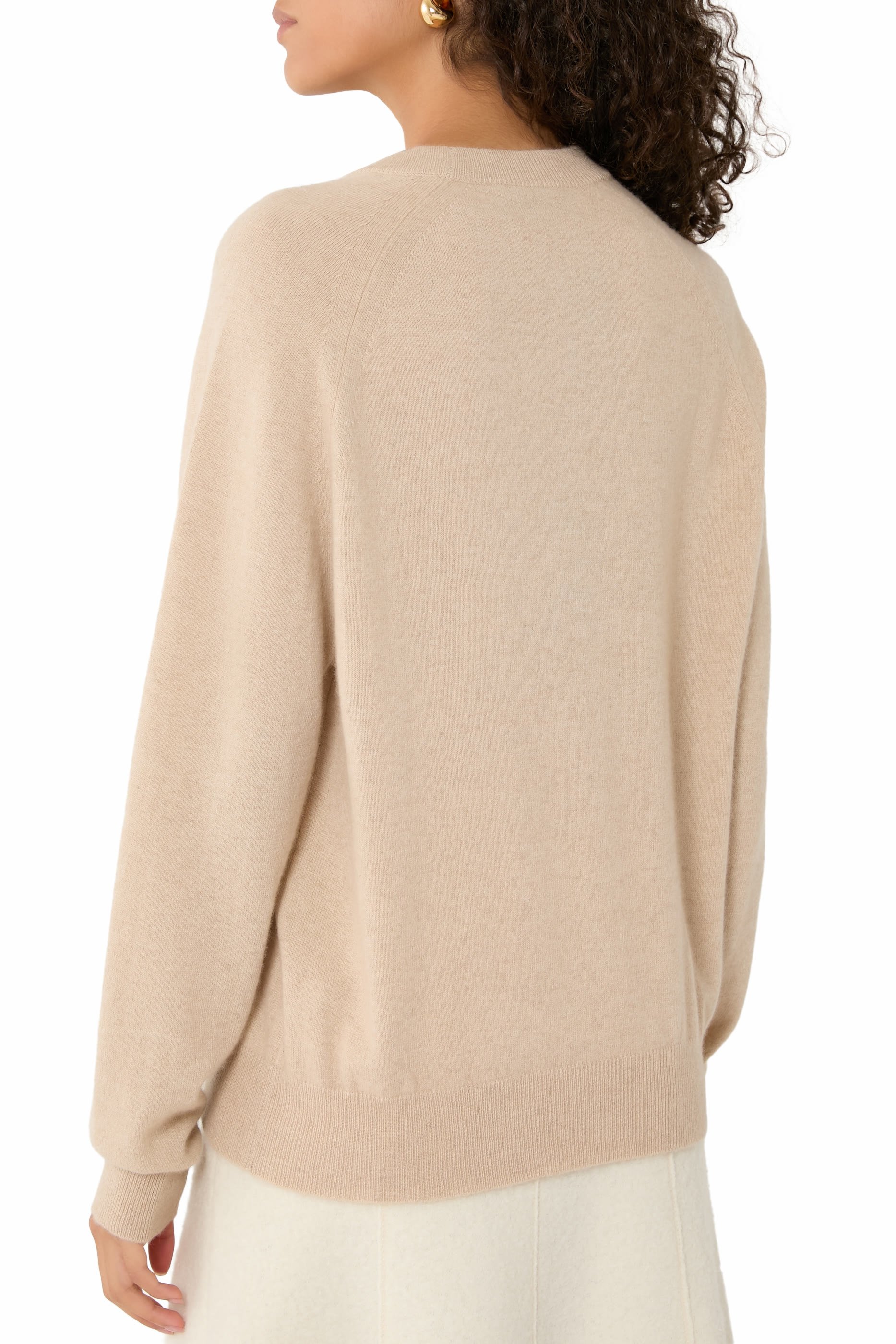 كنزة مورتيز منسوج بياقة ضيقة