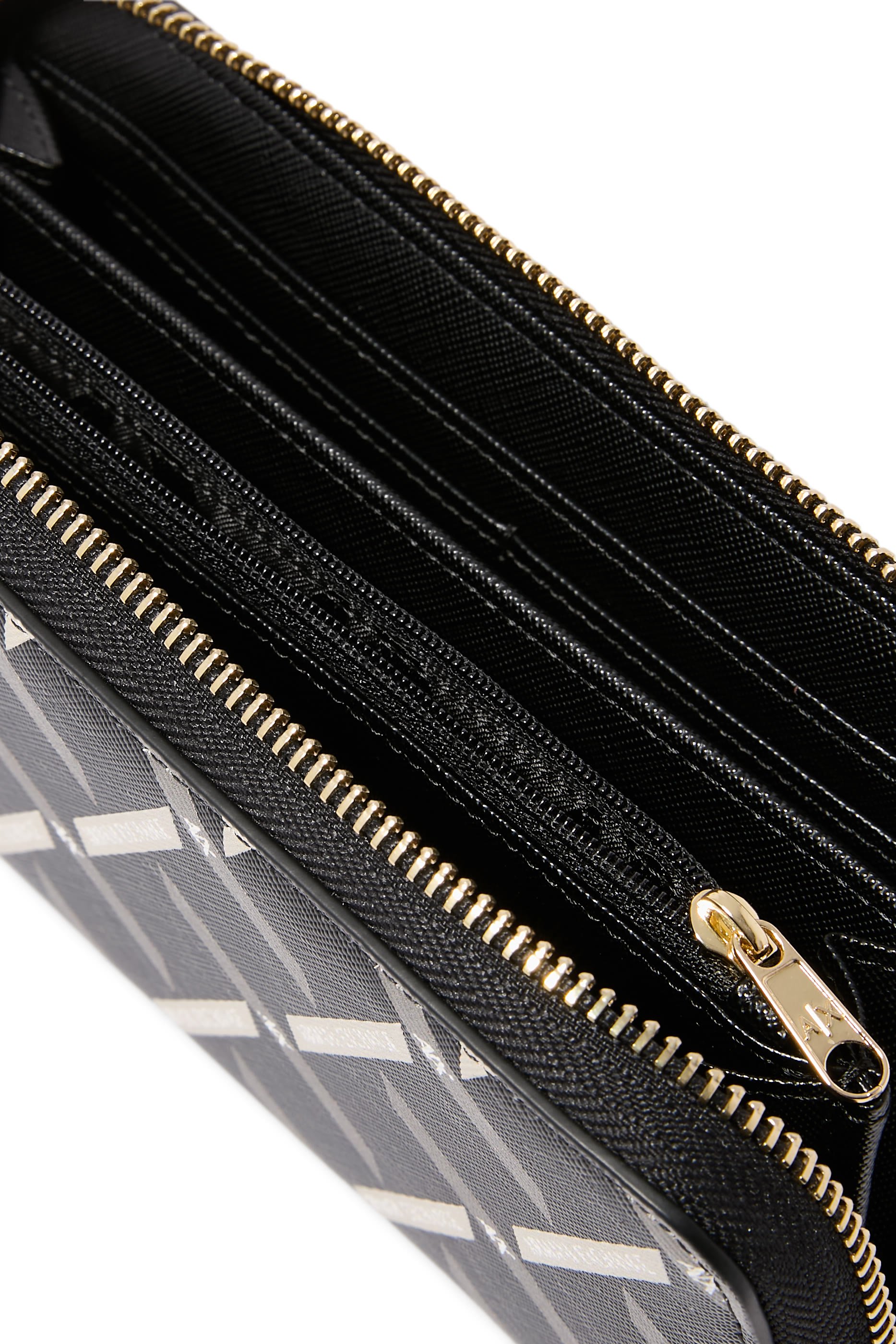 محفظة بخطوط جينجر وسحّاب