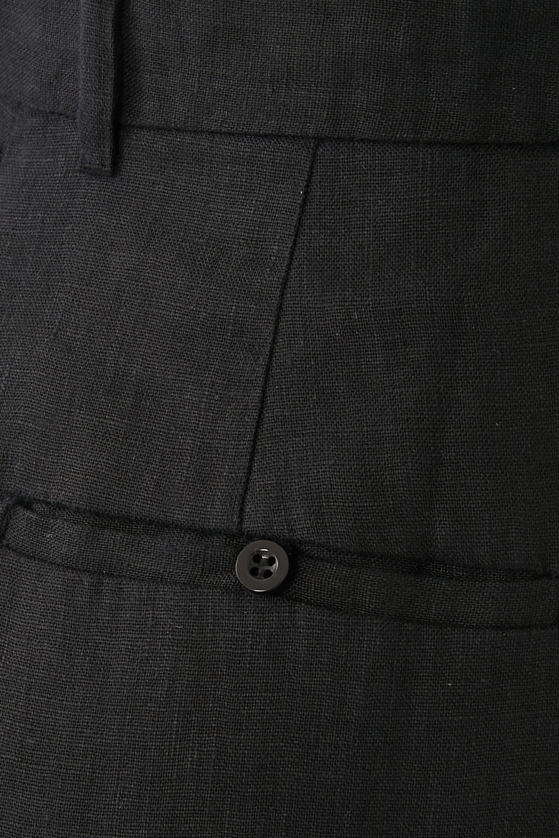 بنطلون وايت بخصر مرتفع كتان