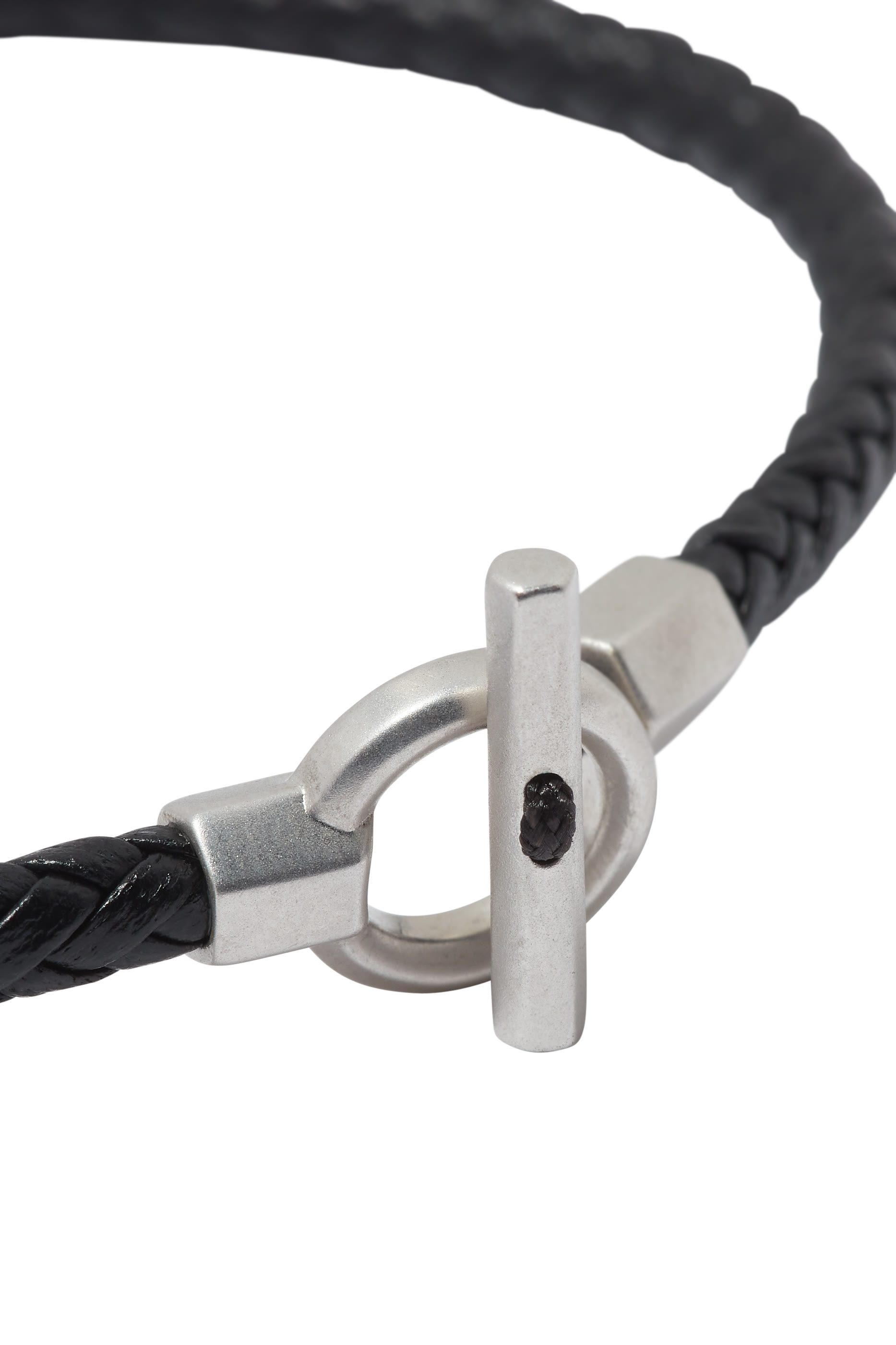 سوار أطلس جلد بتصميم مجدول