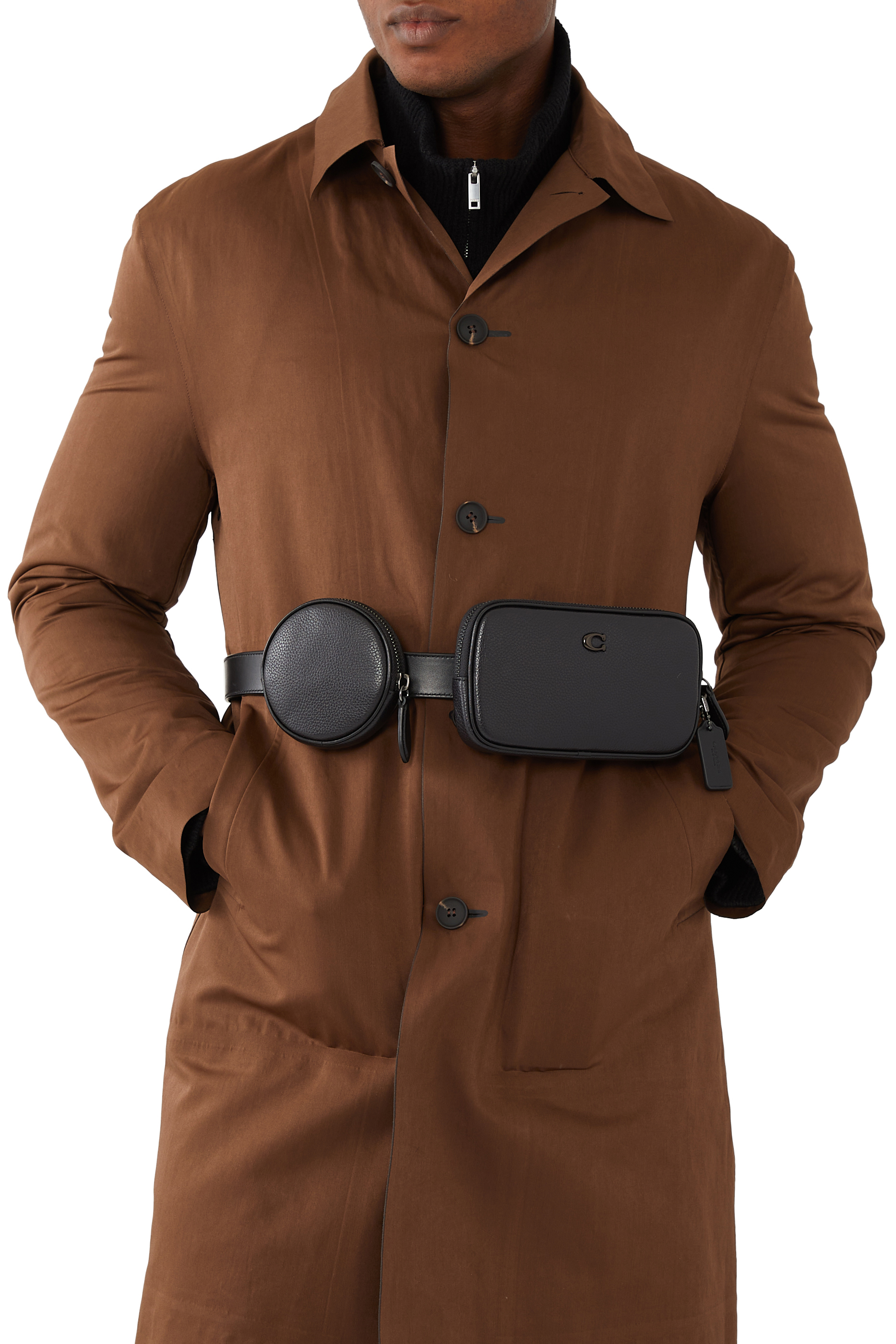 حقيبة خصر بمحافظ