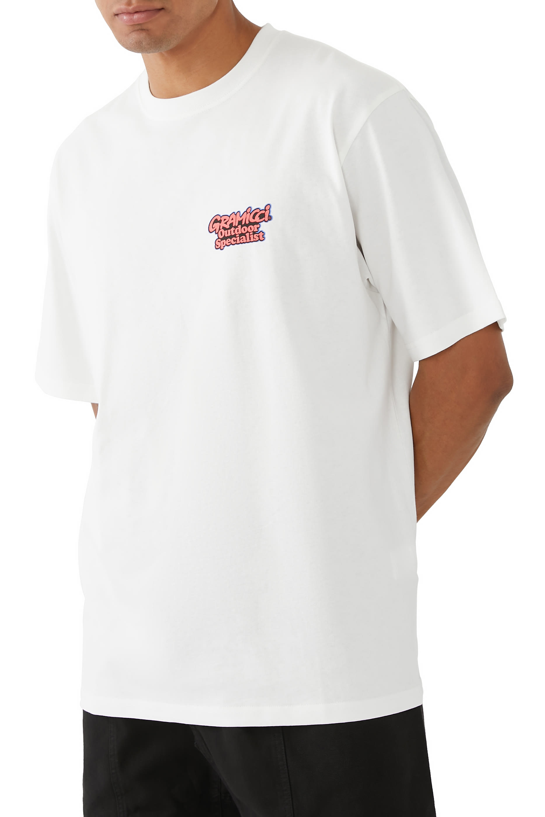 تيشيرت بطبعة شعار "Outdoor Specialist"  قطن عضوي