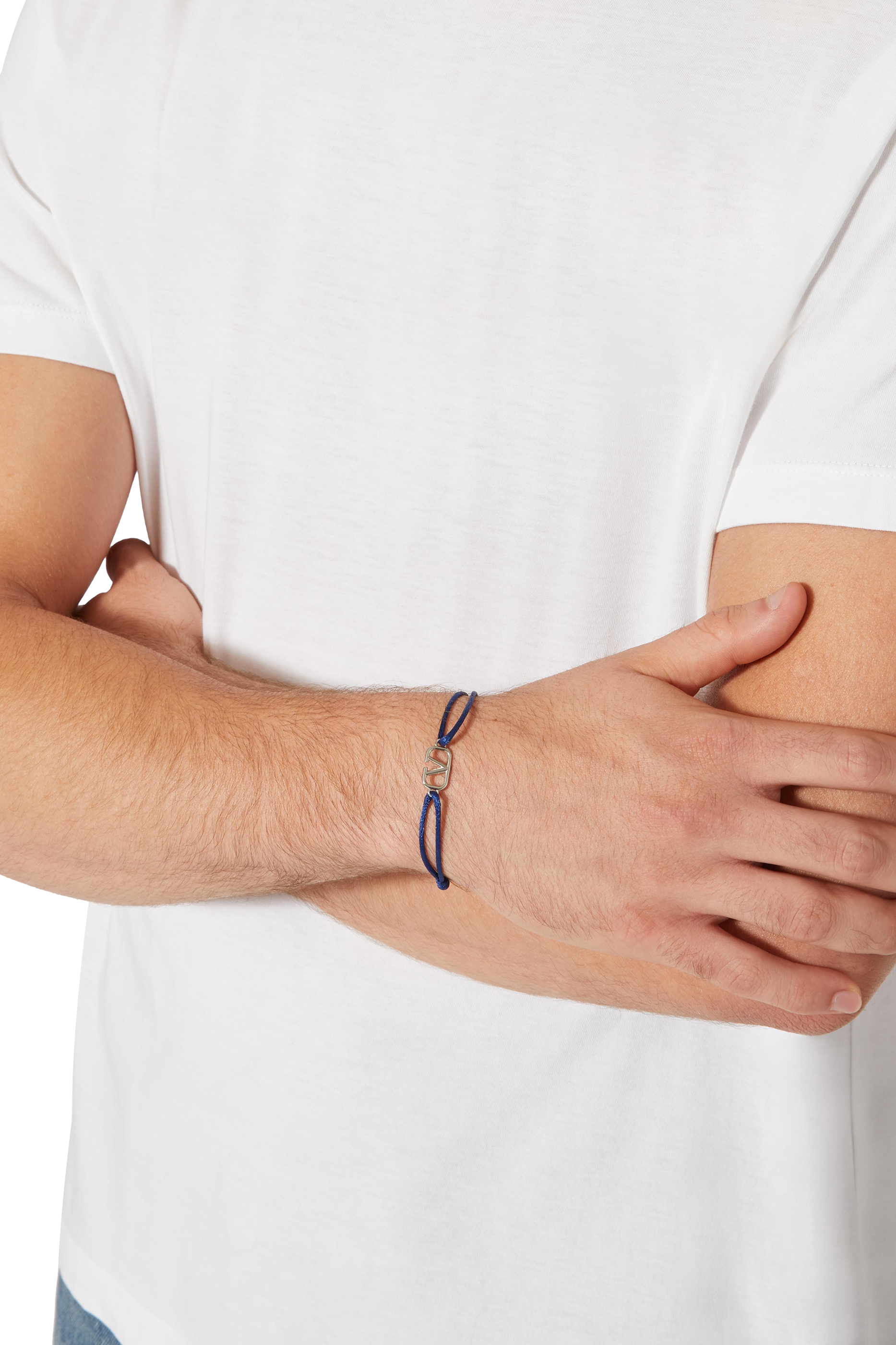 Valentino Garavani Vlogo Signature Cotton Bracelet