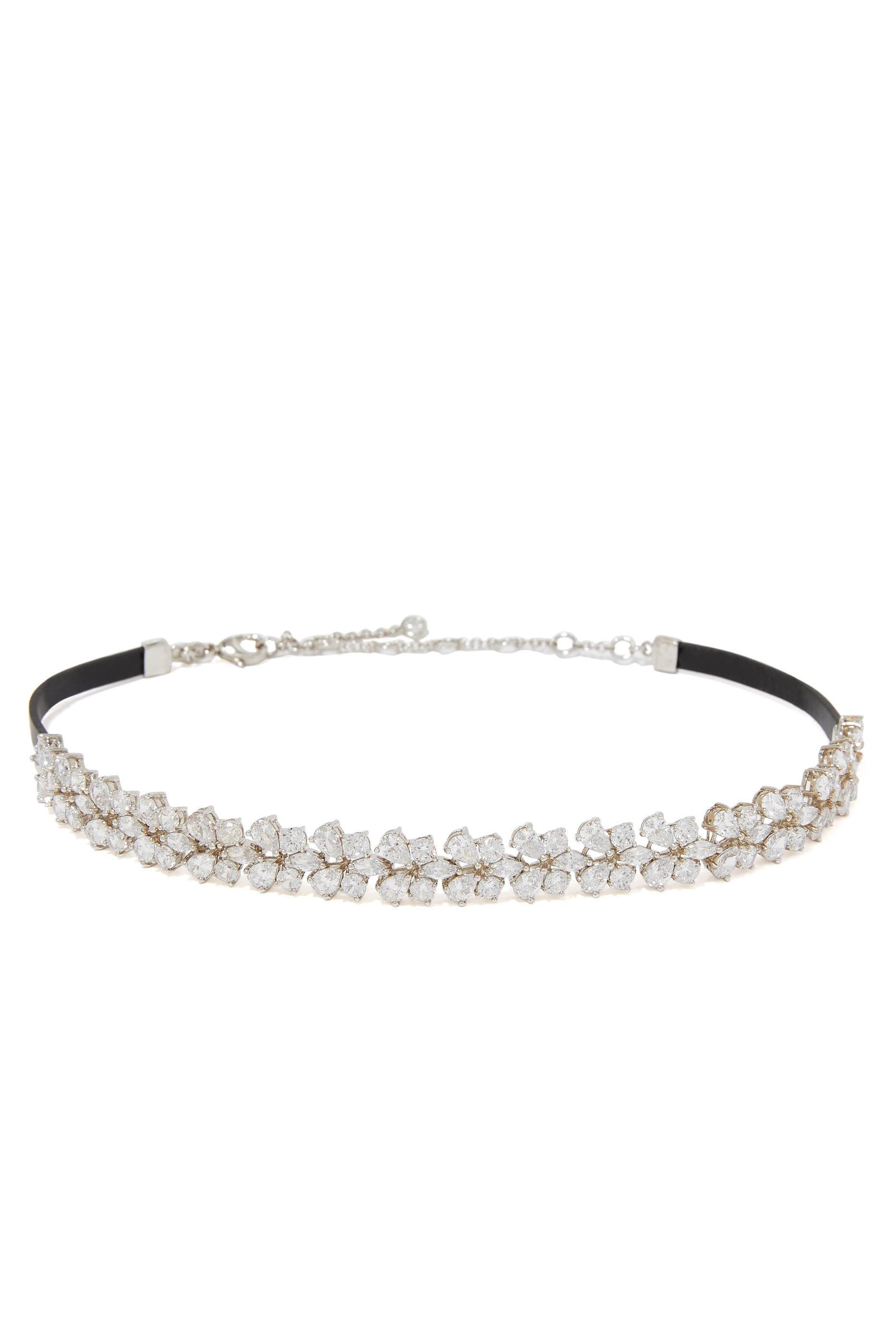 قلادة رقبة نحاس وجلد مزينة بزخارف