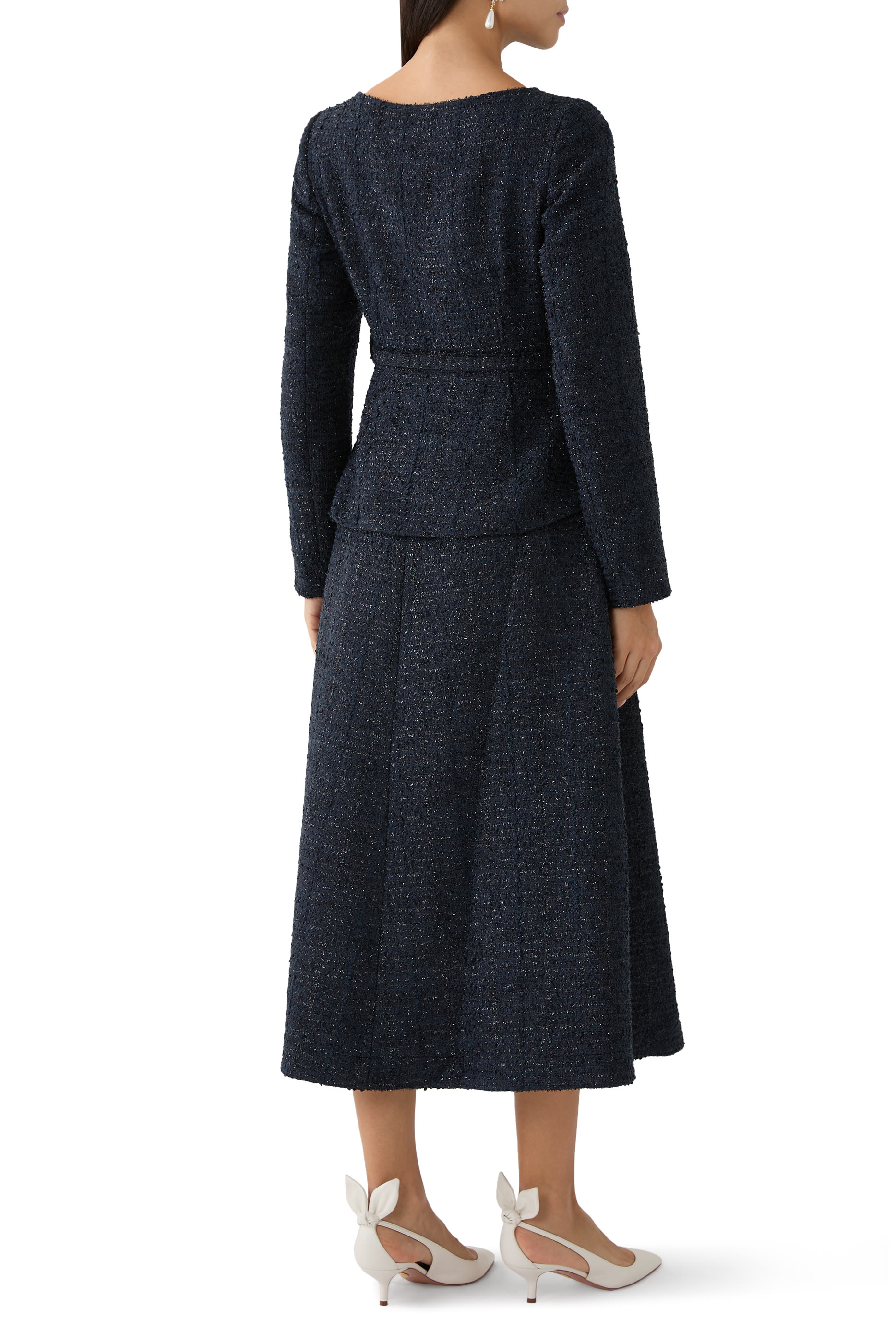 فستان بوكل قصير لامع