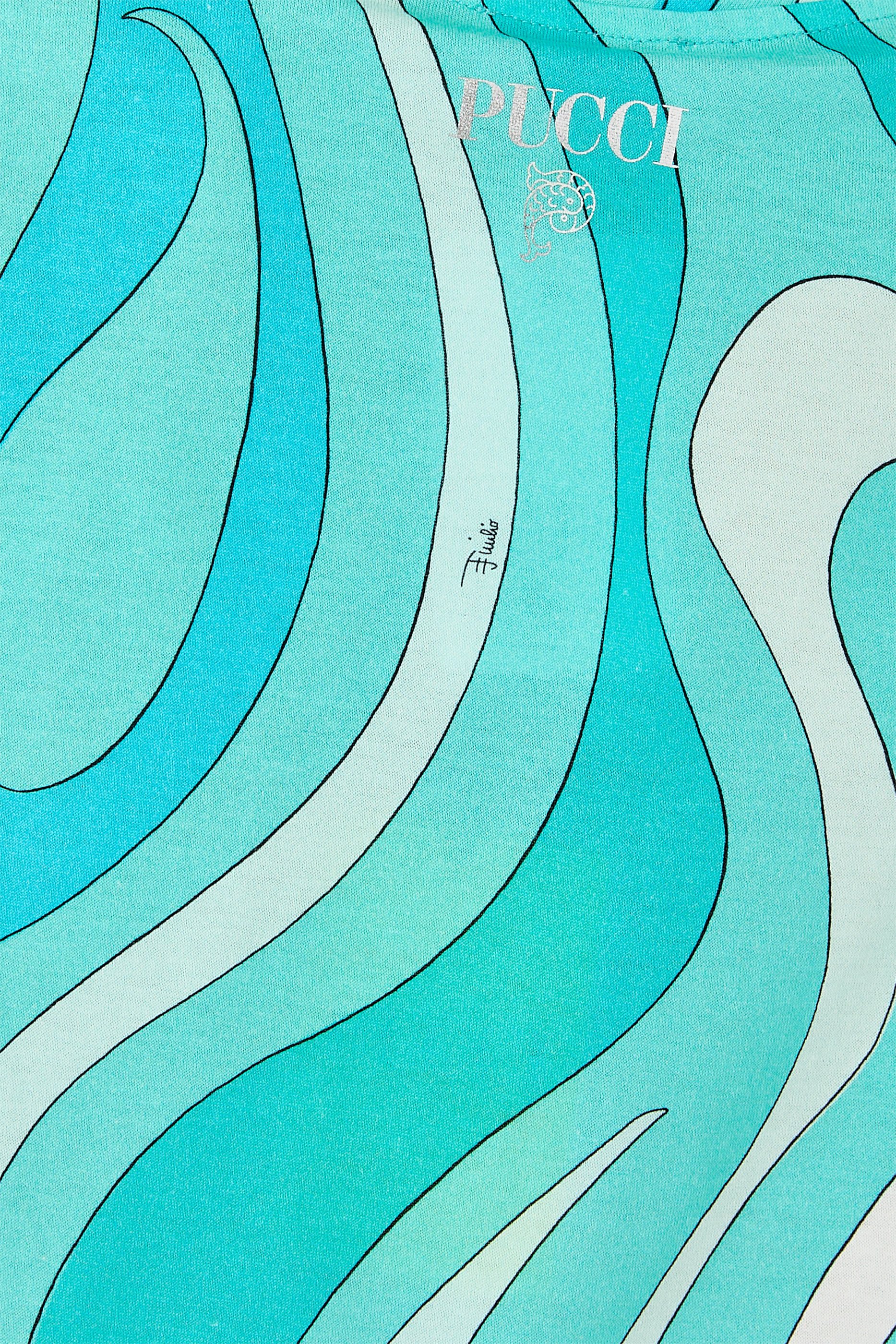 بلوزة قصيرة بطبعة مارمو