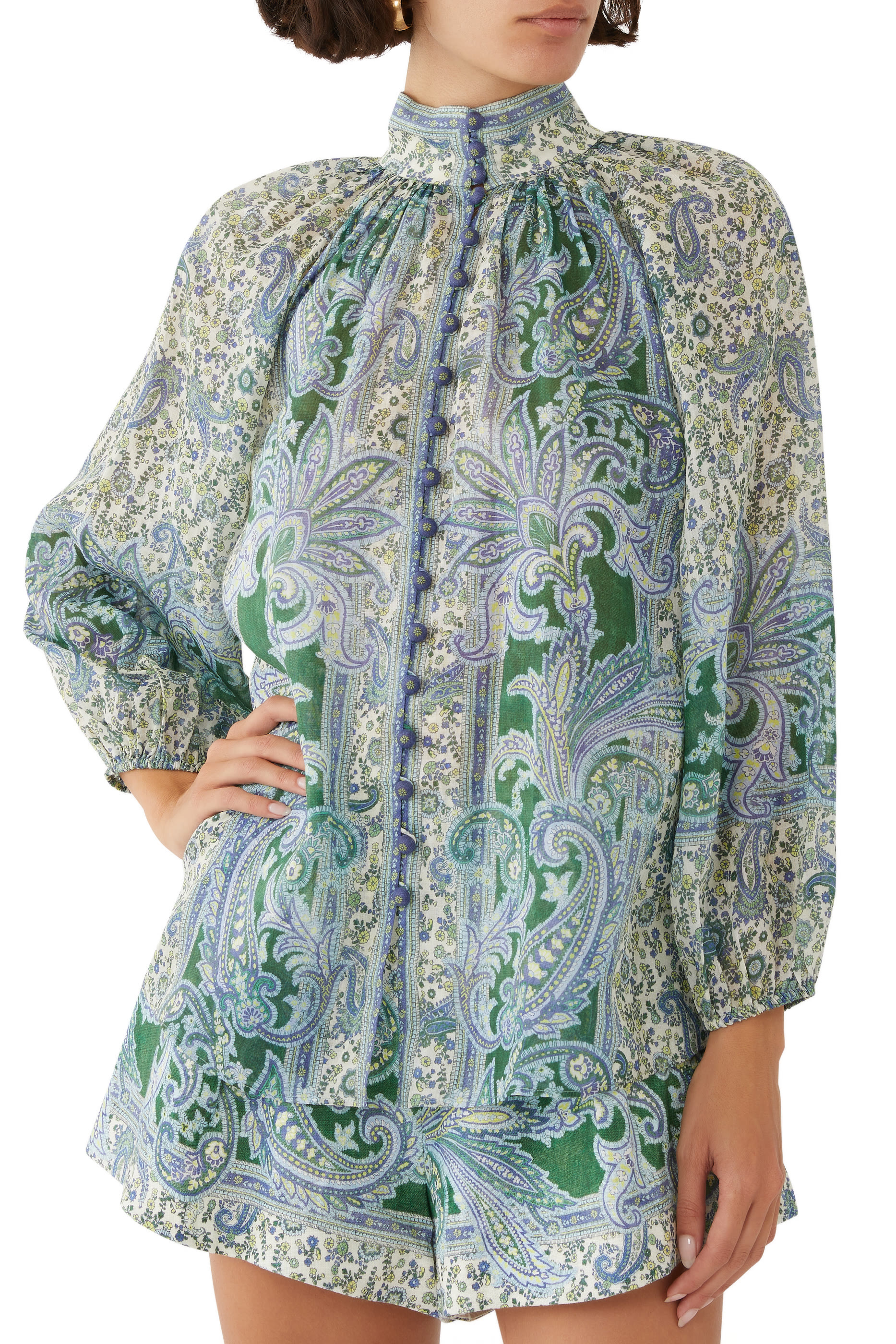 بلوزة أوتي واسعة