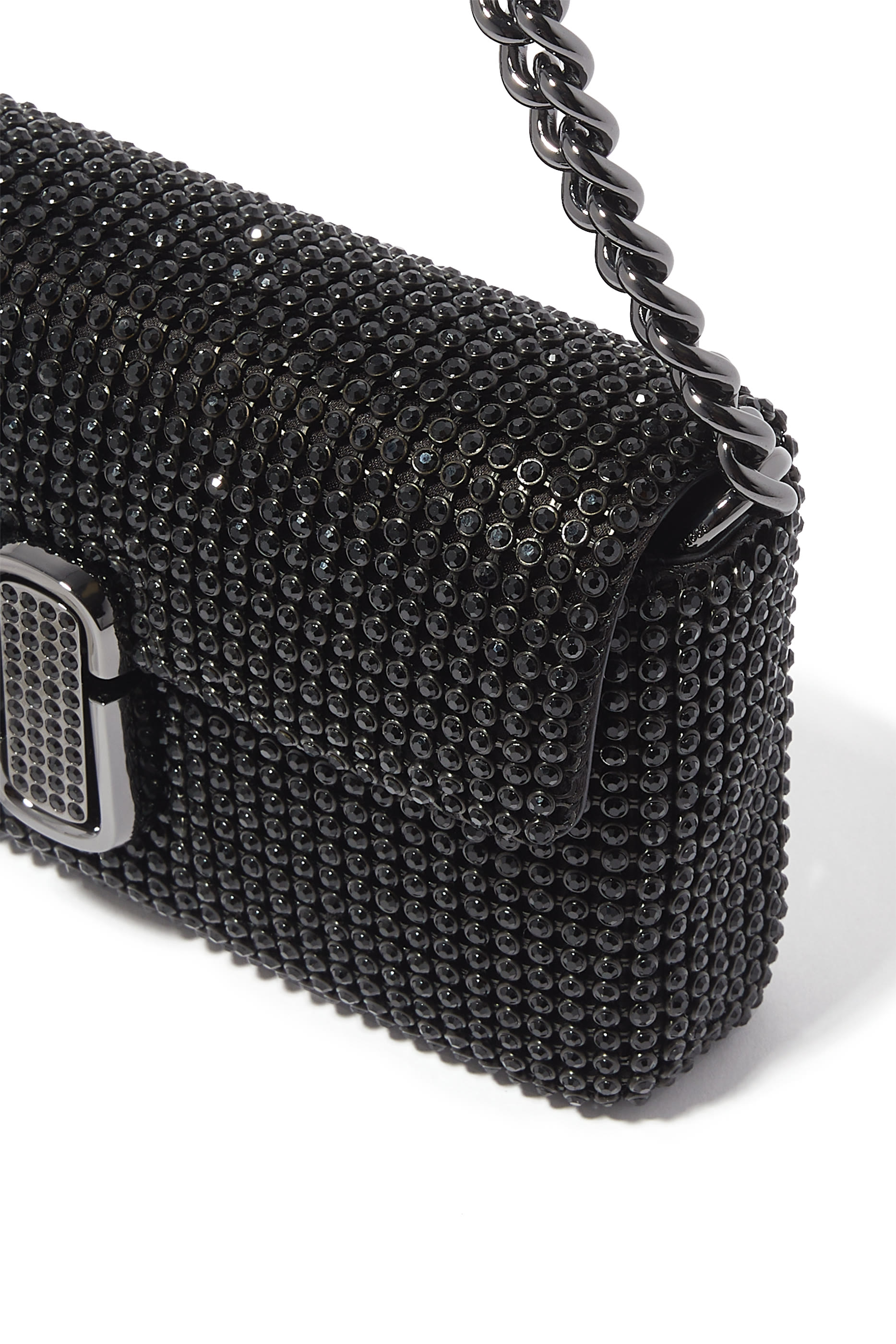 حقيبة كتف صغيرة بشعار حرف J