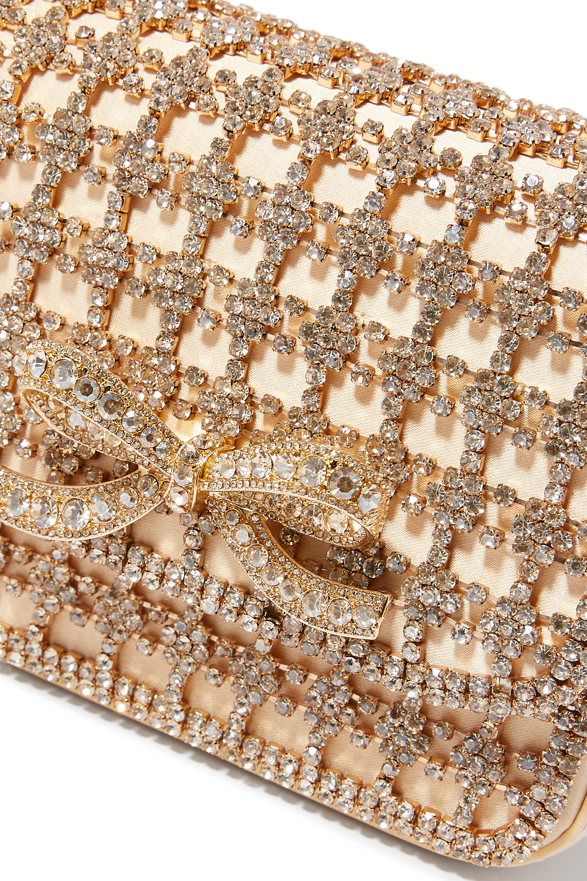 حقيبة صغيرة مرصعة بكريستال