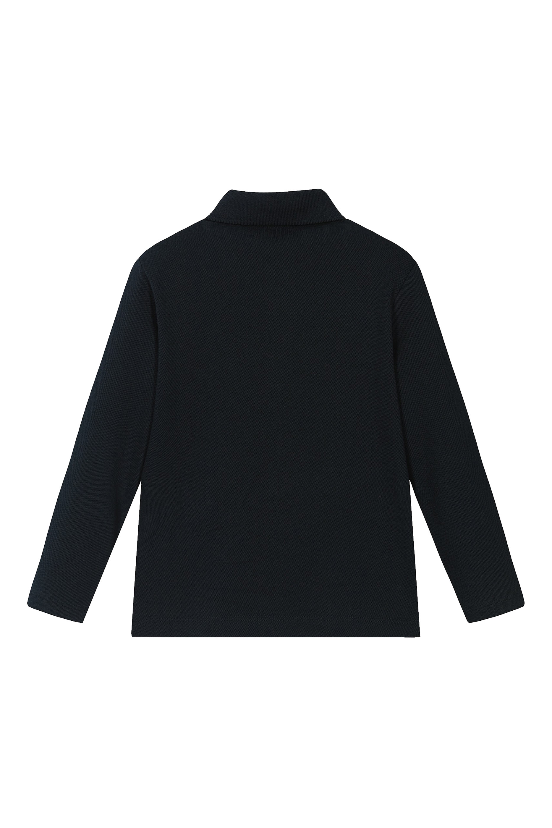 قميص بولو بأكمام طويلة قطن للأطفال