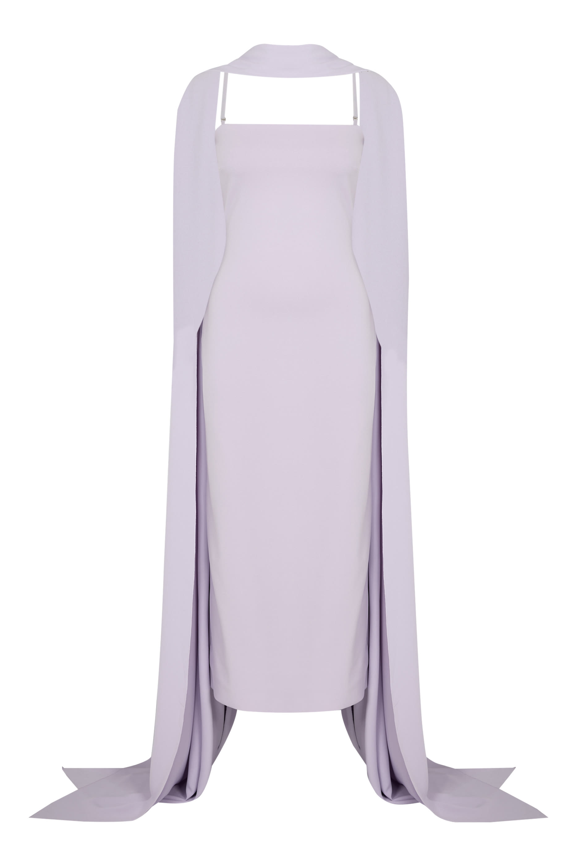 فستان مارتين بطول فوق الكاحل بوشاح