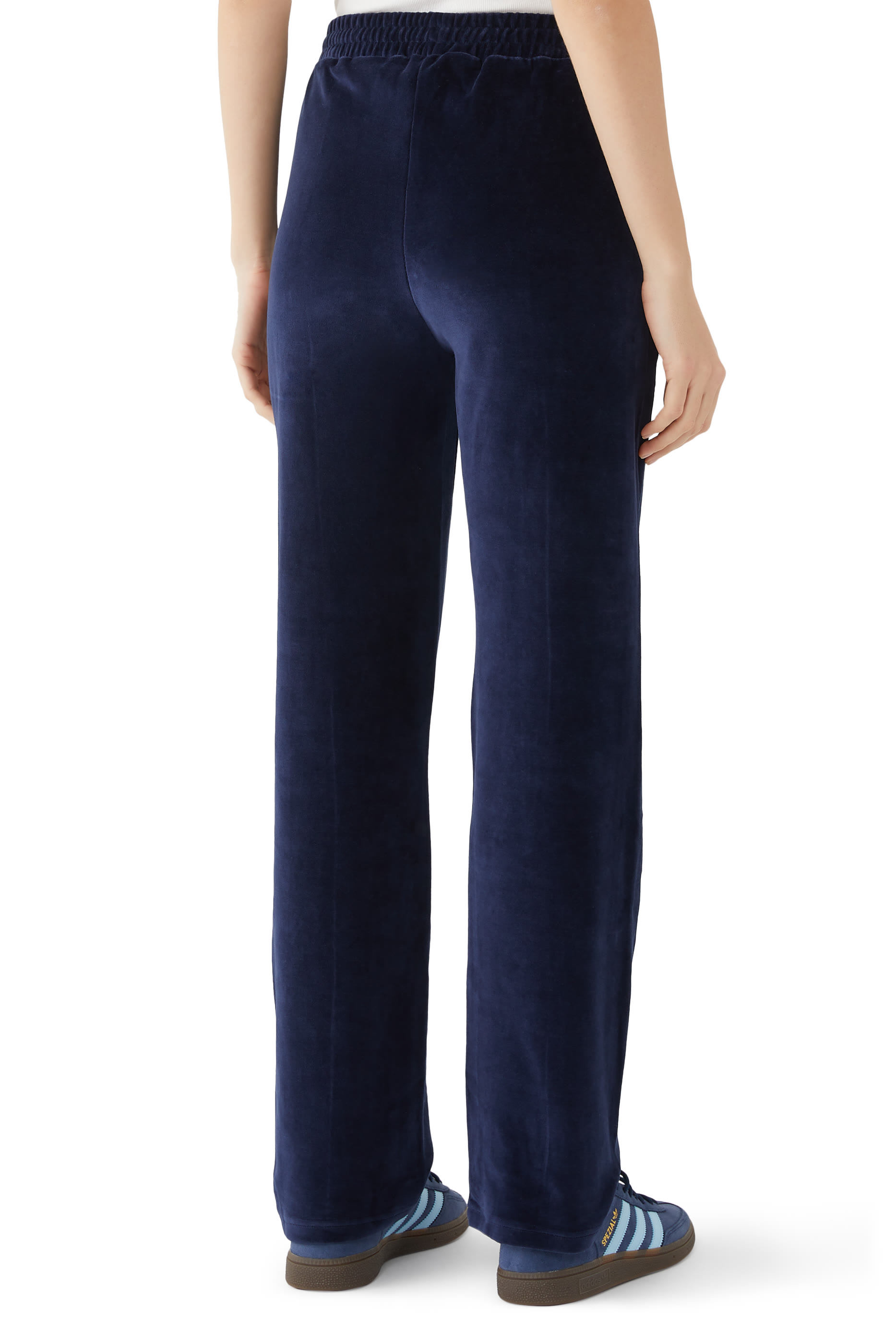 بنطال رياضي بشعار نيويورك مخمل