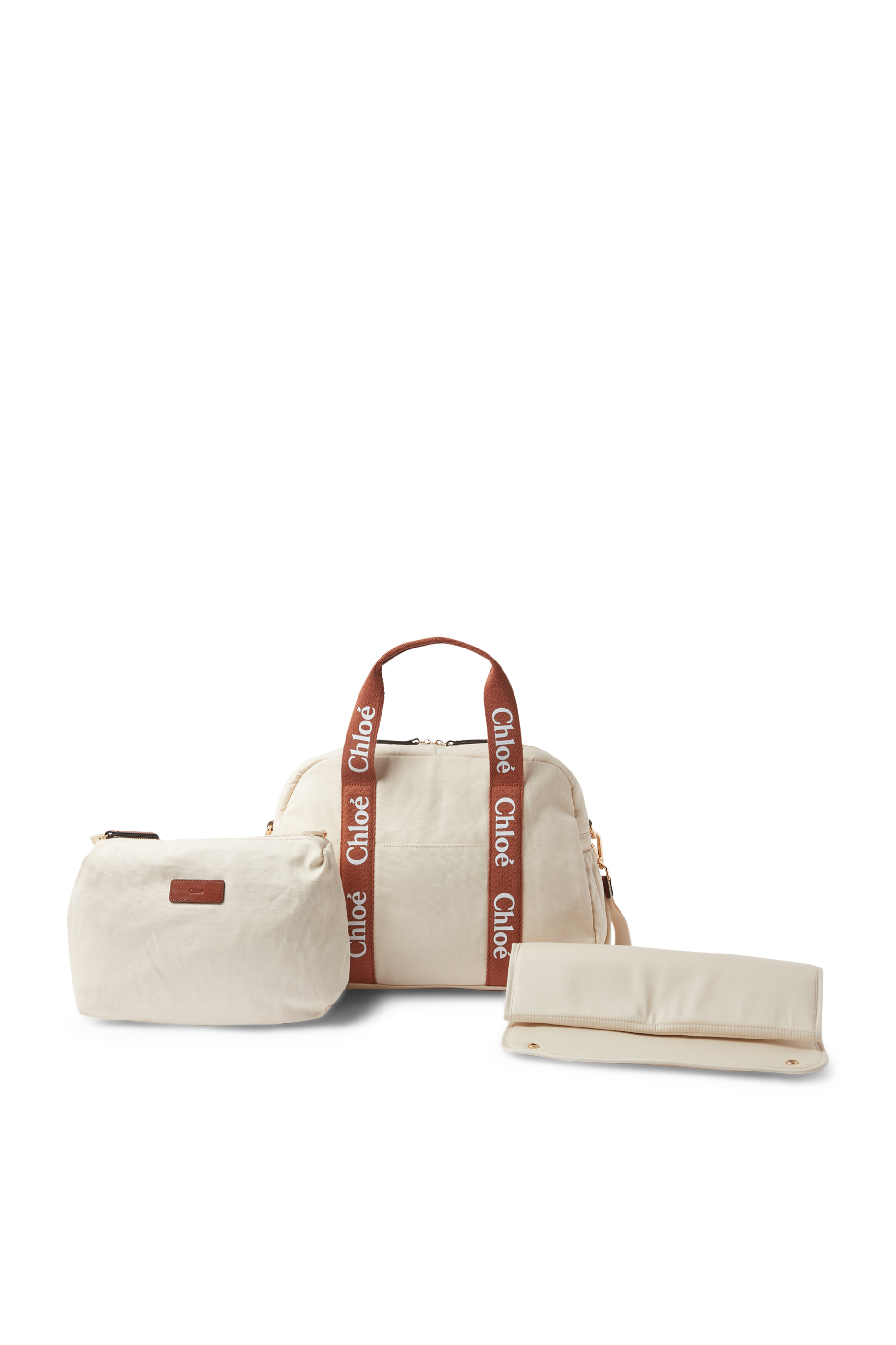 حقيبة مستلزمات أطفال بشعار الماركة