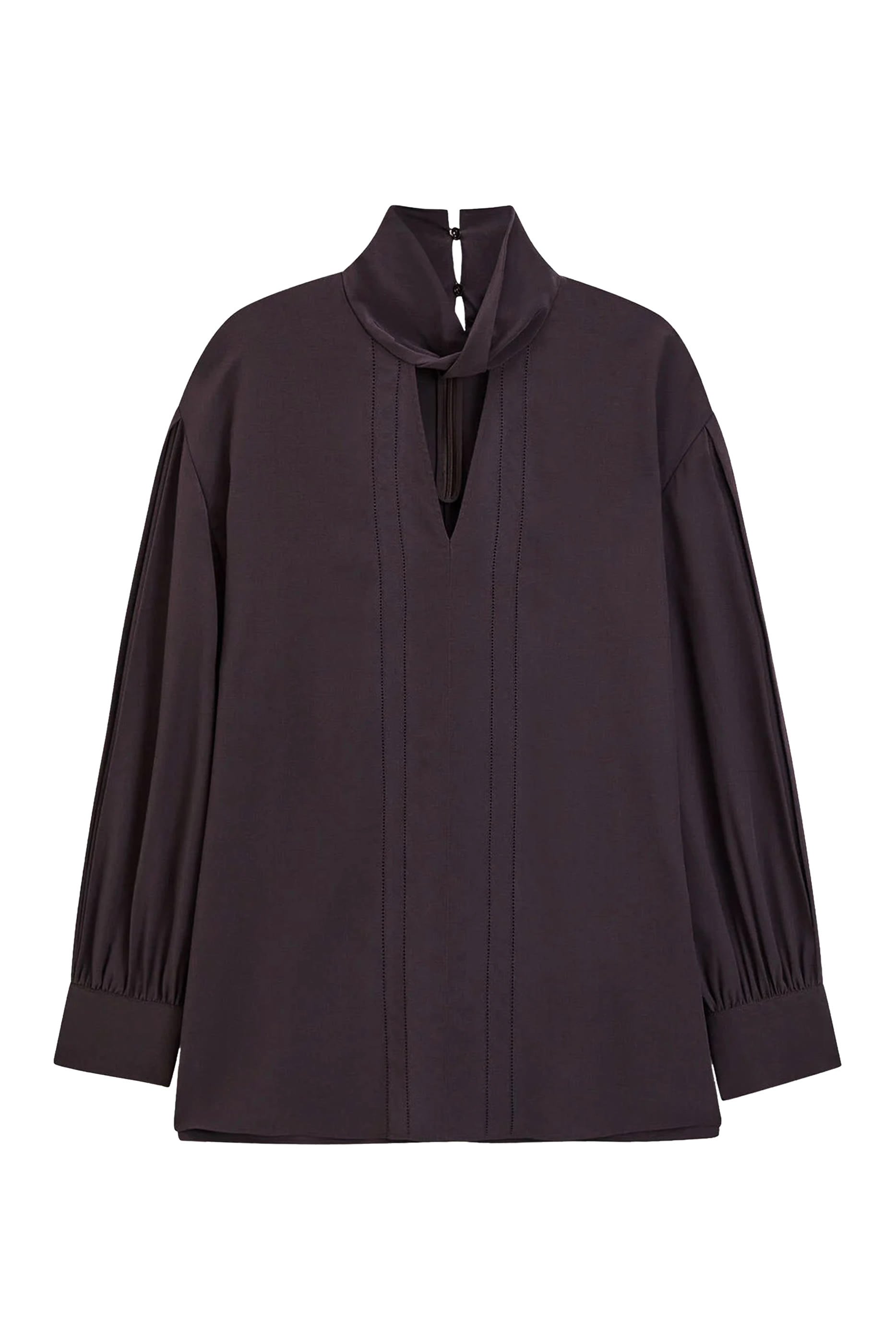 بلوزة ريفولي حرير كريب دي شين