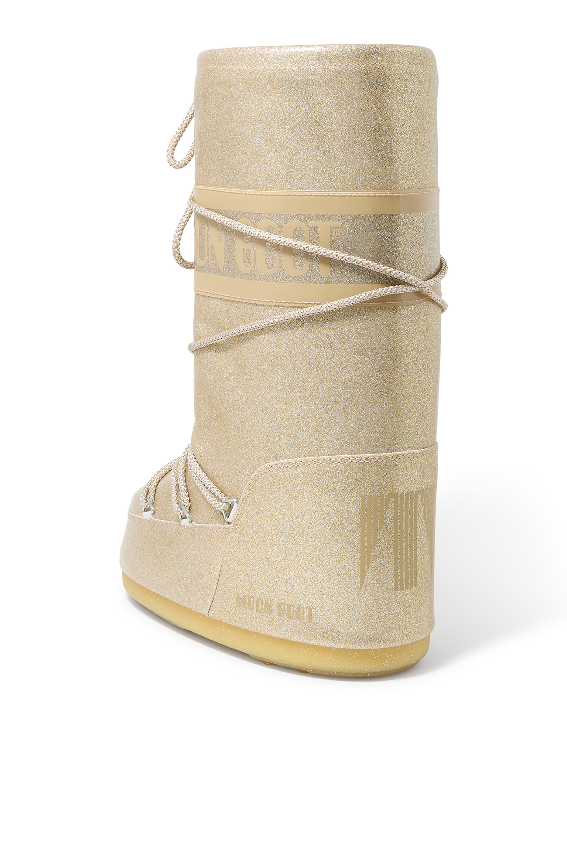 حذاء بوت ايكون مزين بالغليتر