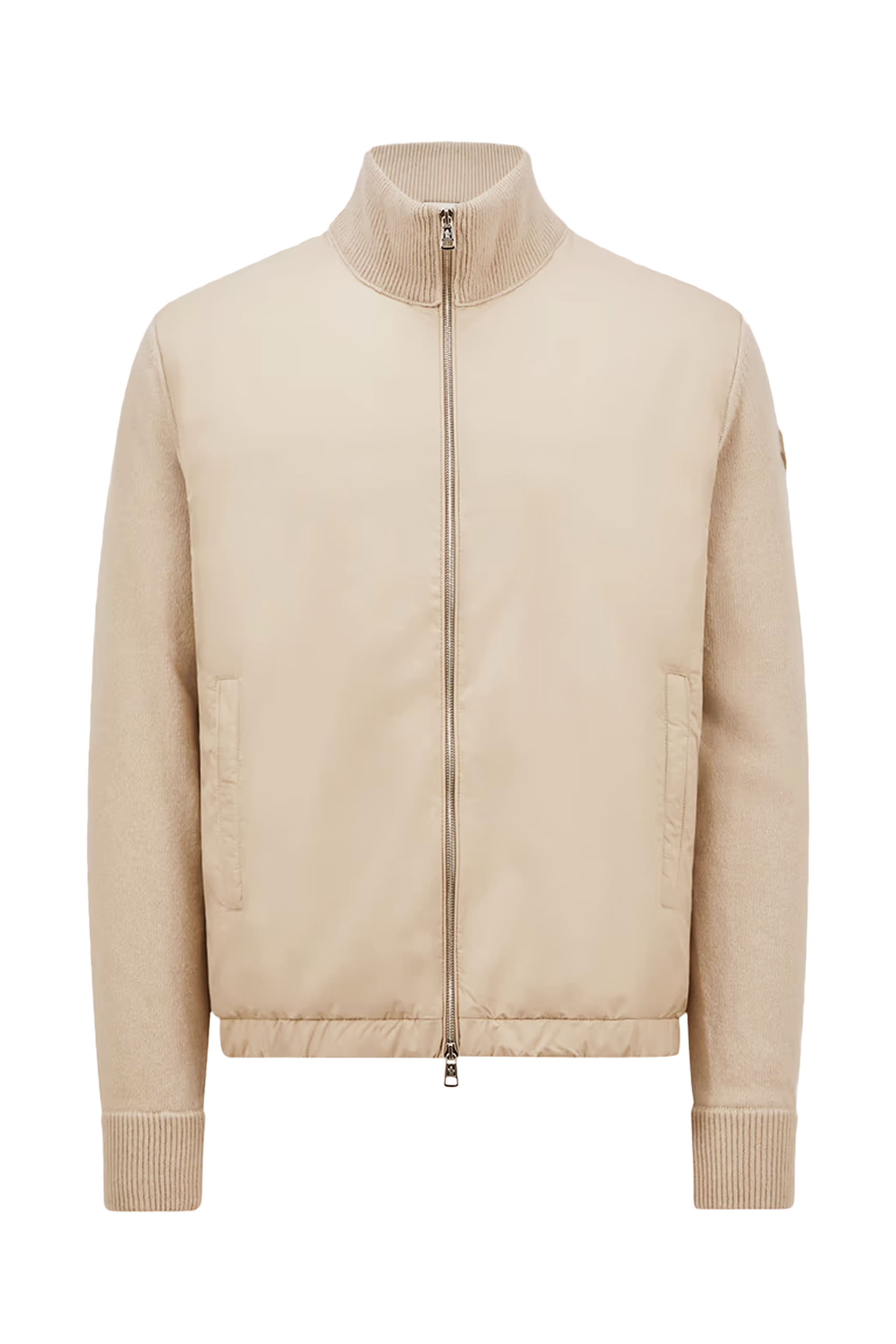 كارديغان مبطن بسحاب قطن