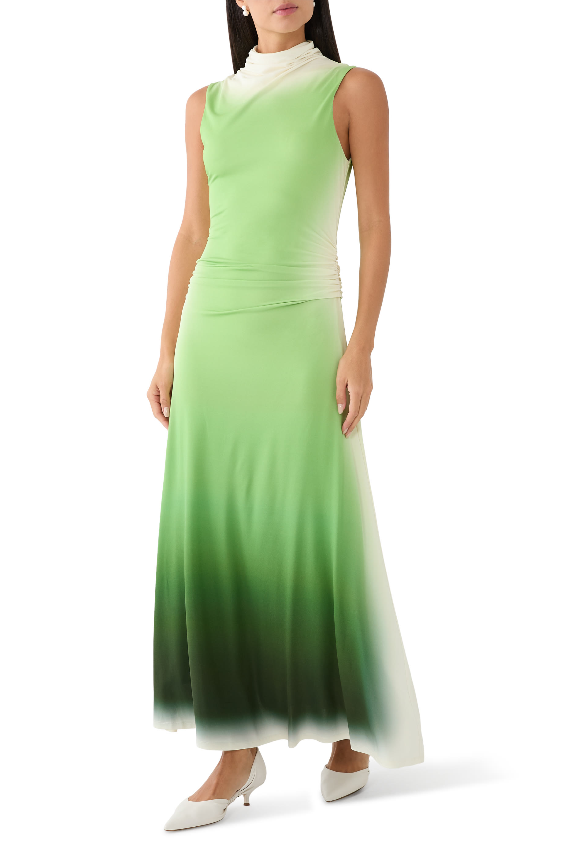 فستان أليندا متوسط الطول