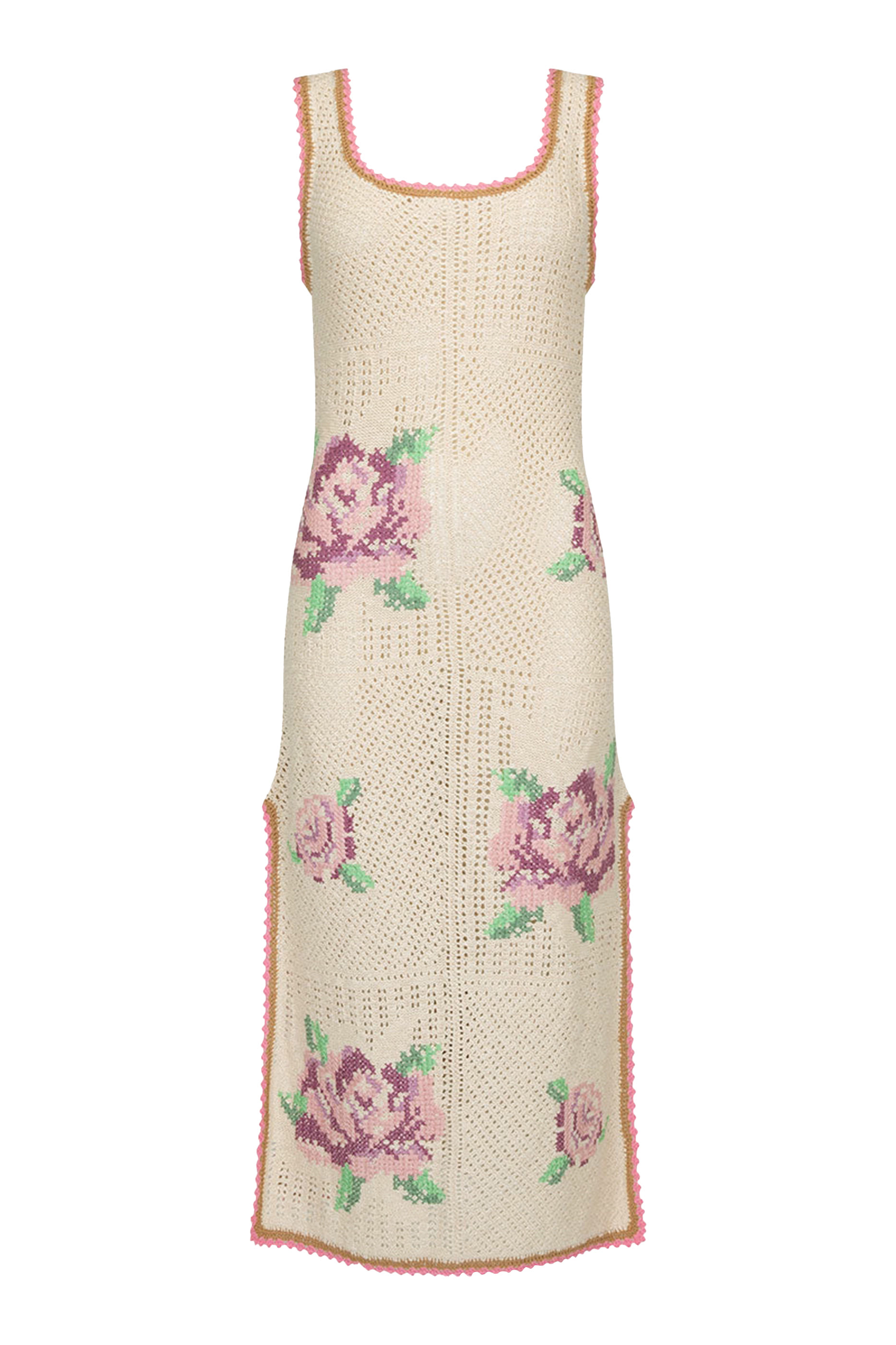 فستان كوستال جراني متوسط الطول