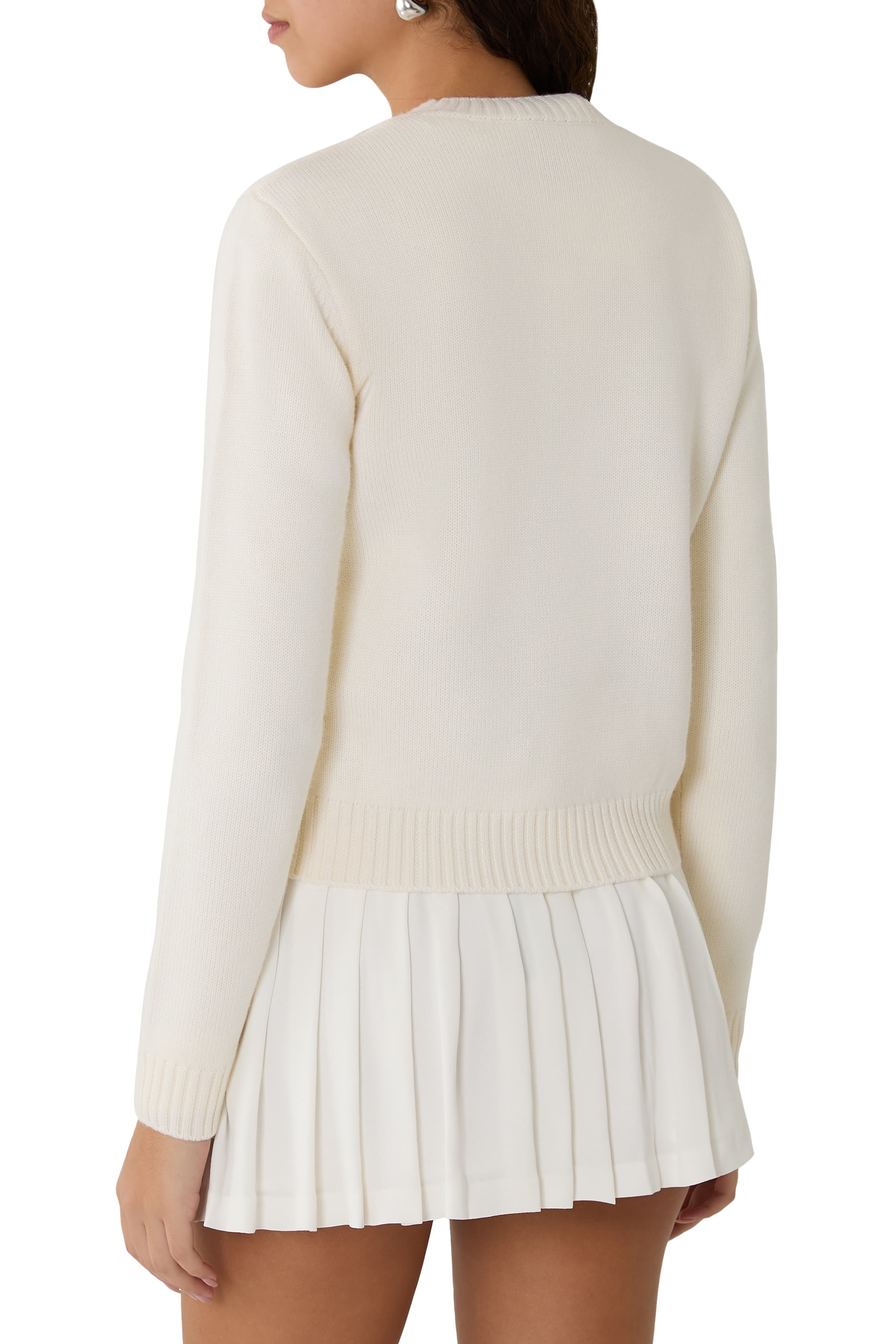 سويت شييرت بياقة ضيقة تنس بول