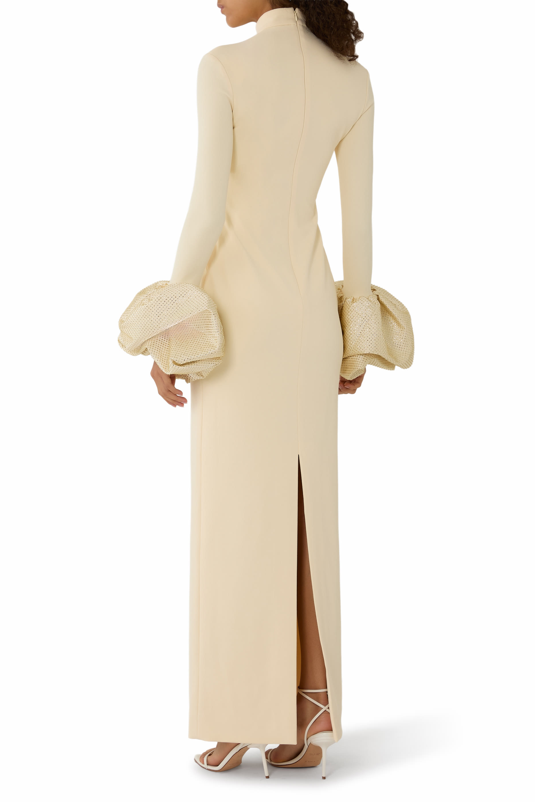 فستان فيفيانا طويل مزين بكريستال