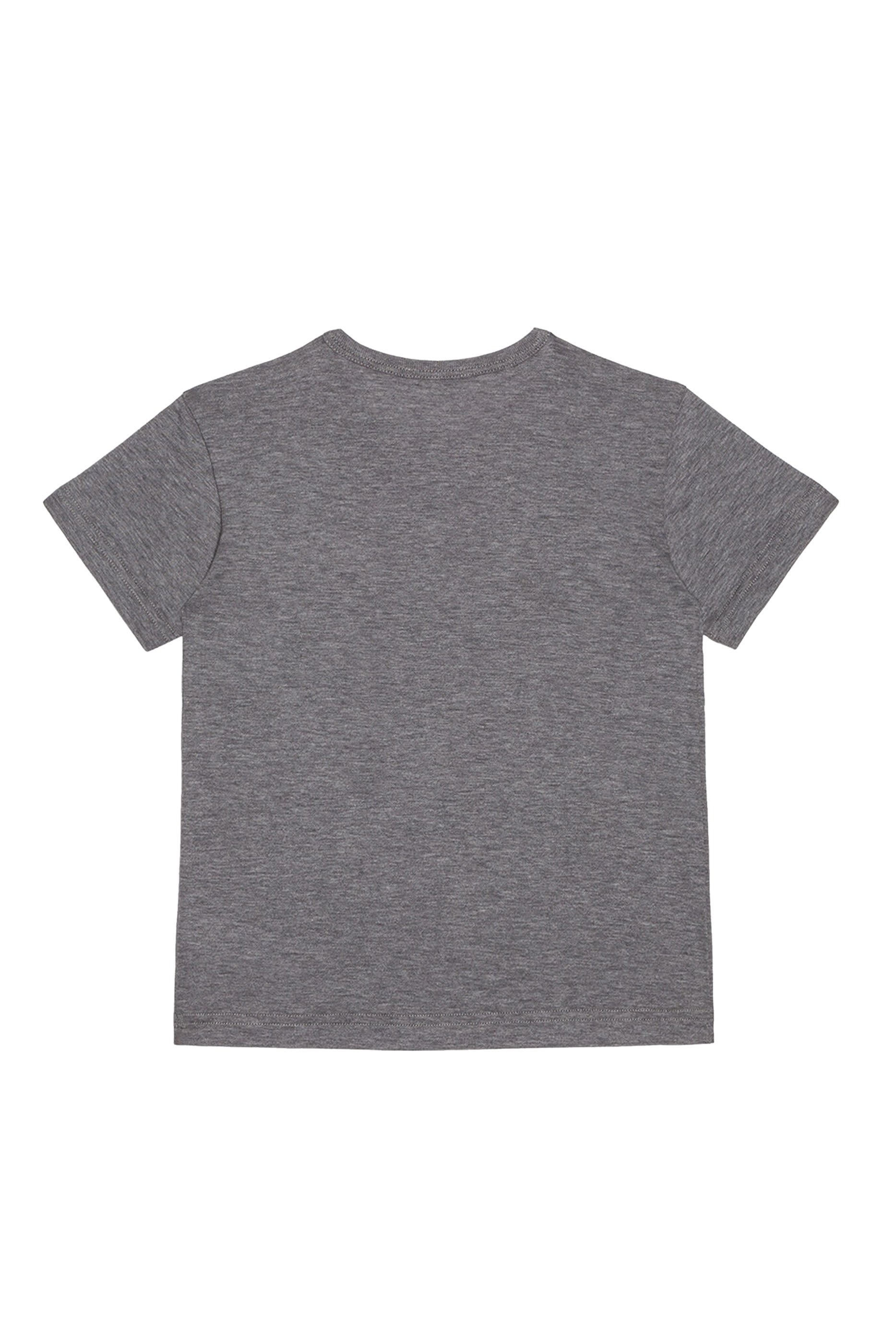 تيشيرت قطن للأطفال بشعار الماركة