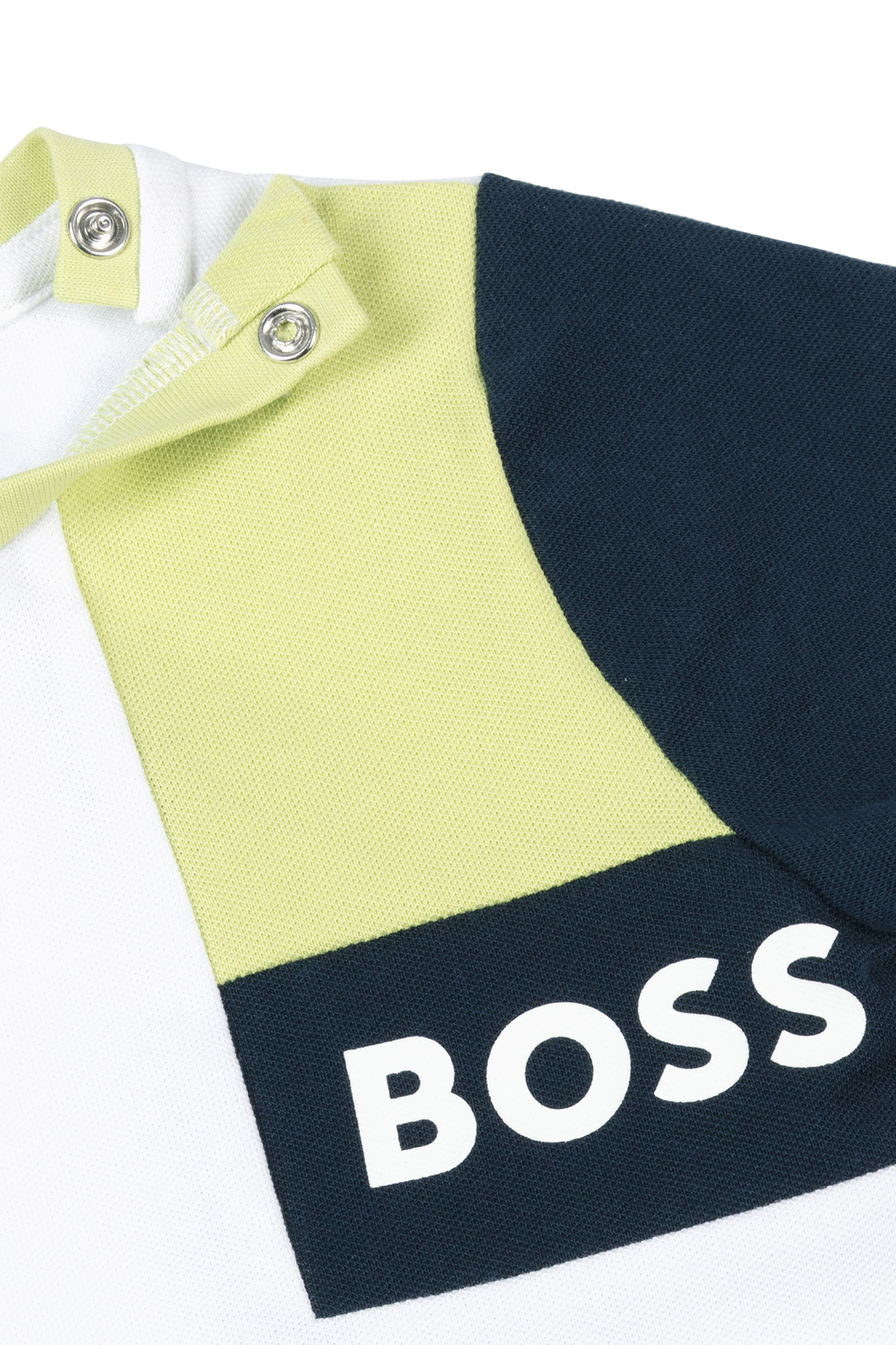 تيشيرت مقسم بألوان قطن للأطفال