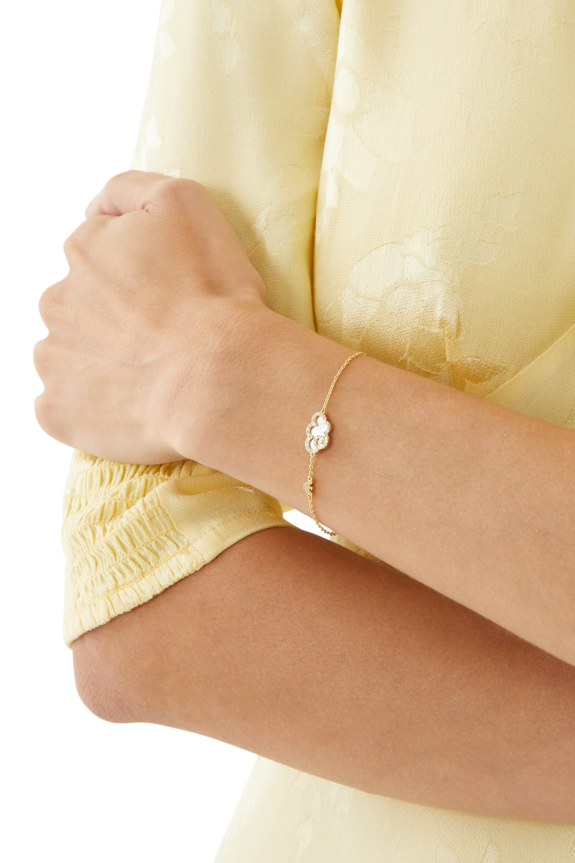 سوار سنتيمنتال بحلية مرصعة بعرق اللؤلؤ