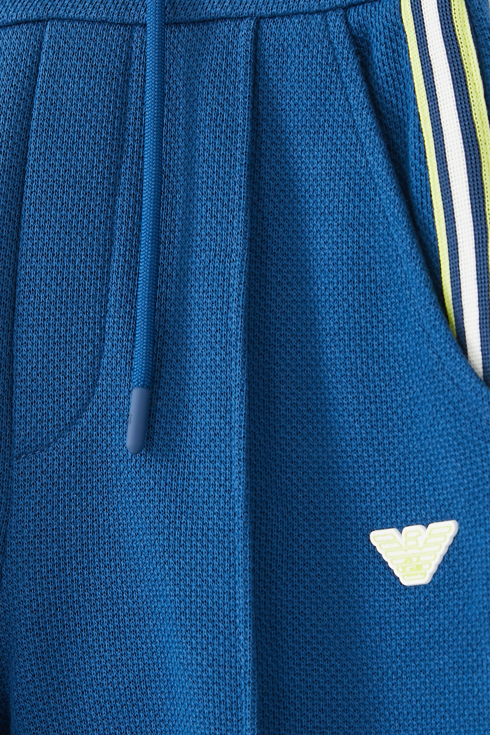 بنطال رياضي بتفاصيل مخططة للأطفال