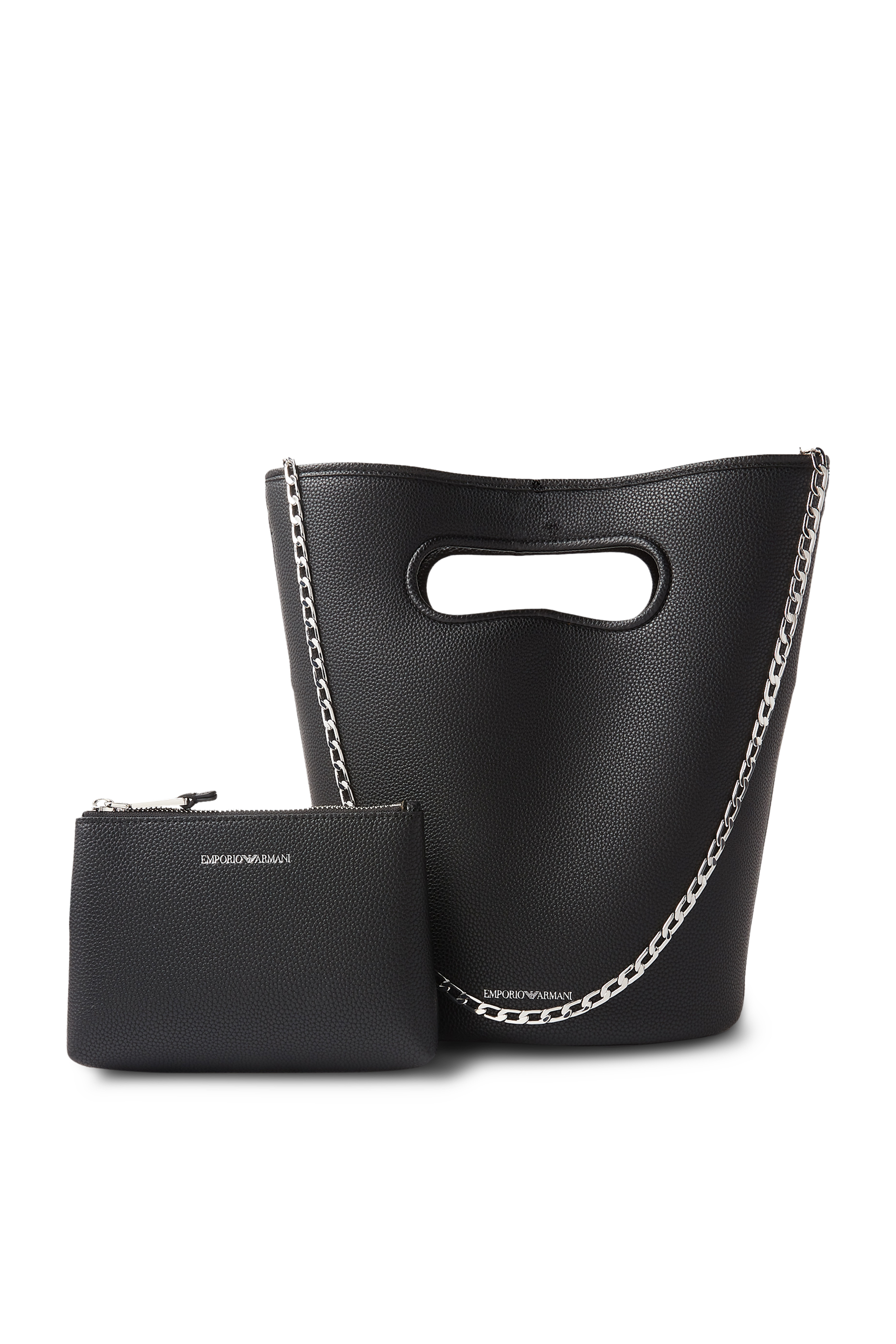 حقيبة باكيت بنقشة جلد الغزال