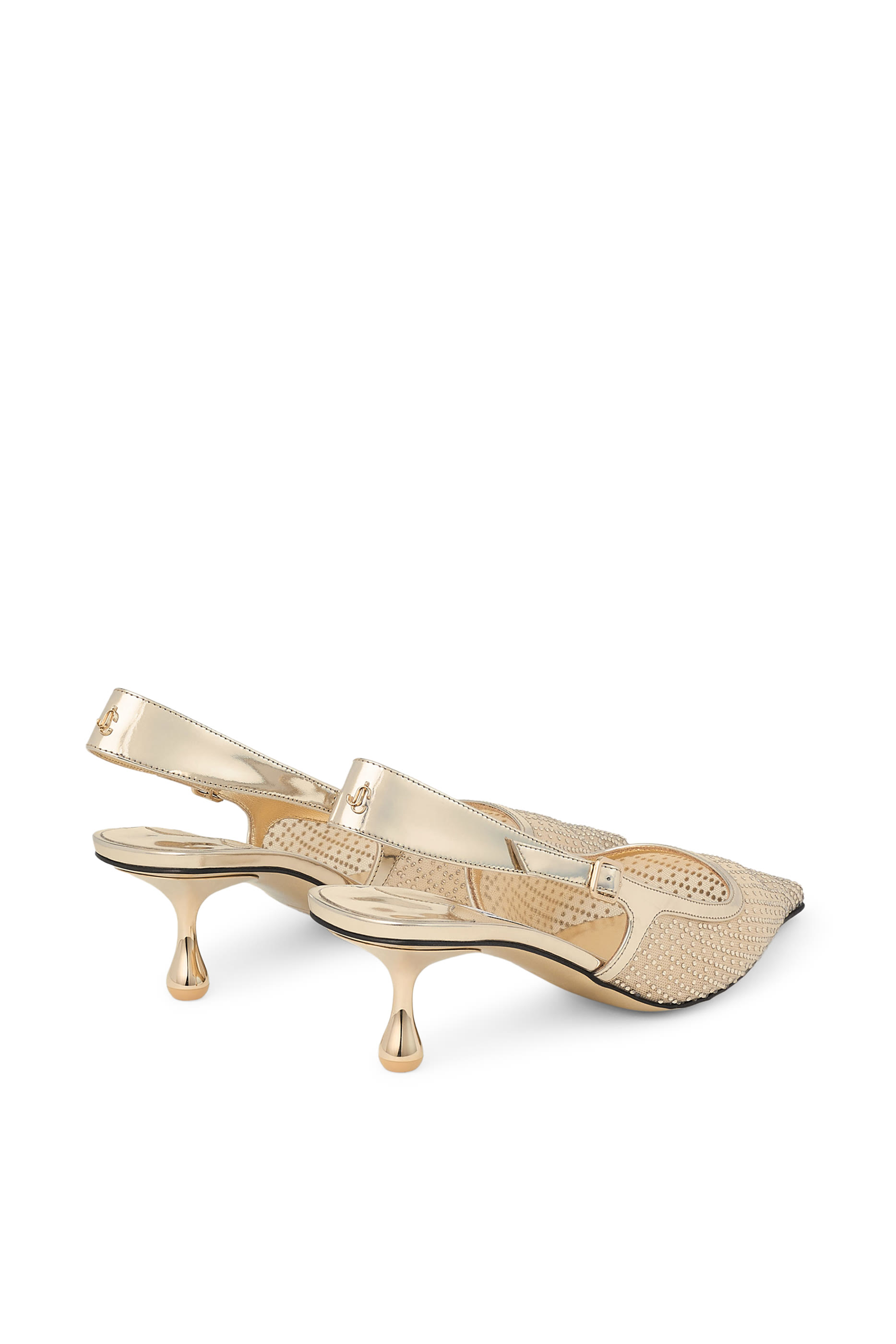 حذاء كلاسيكي أميل 50 قماش شبكي مرصع بكريستال