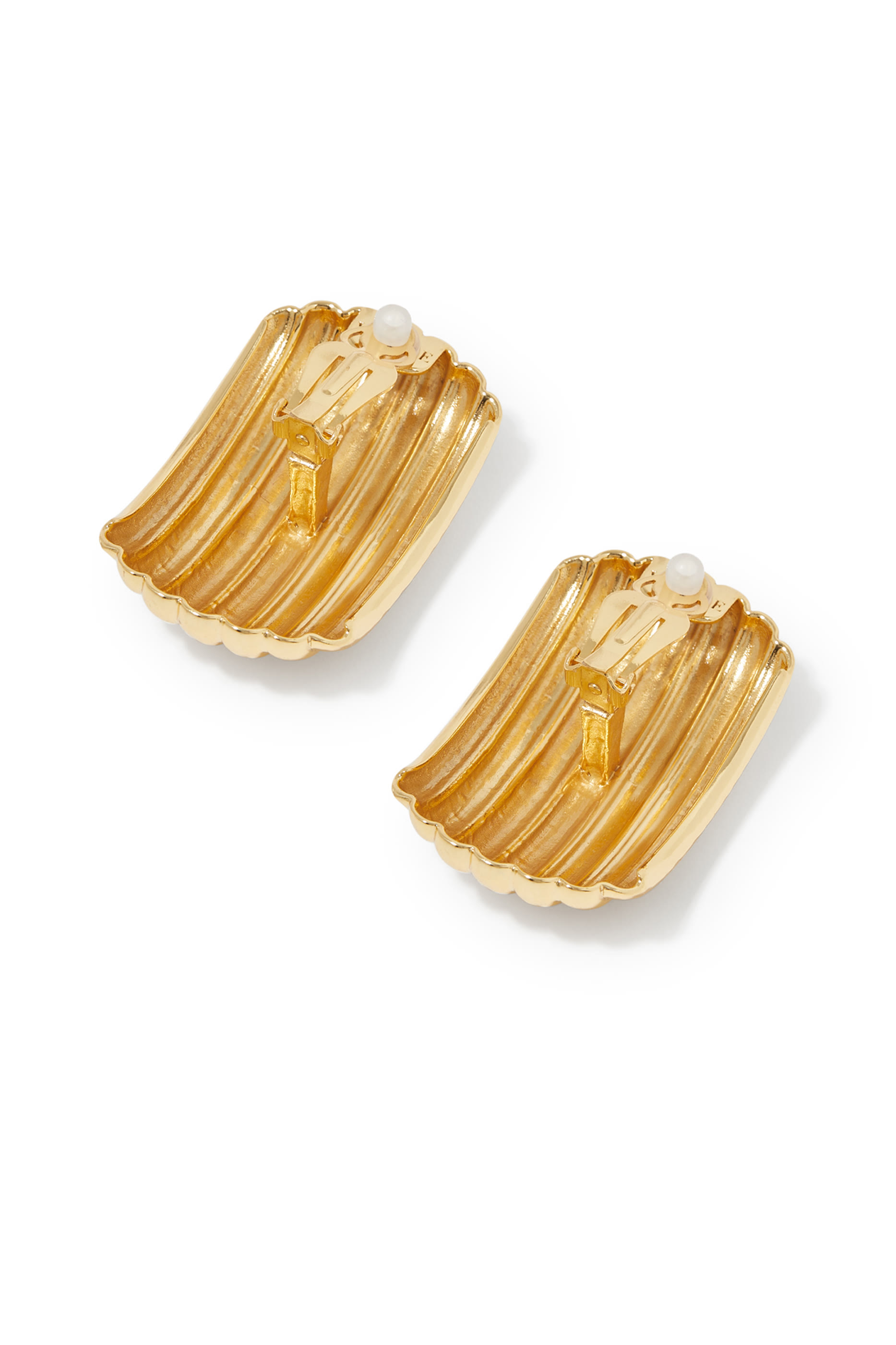 أقراط ليترال، نحاس مطلي بالذهب عيار 22