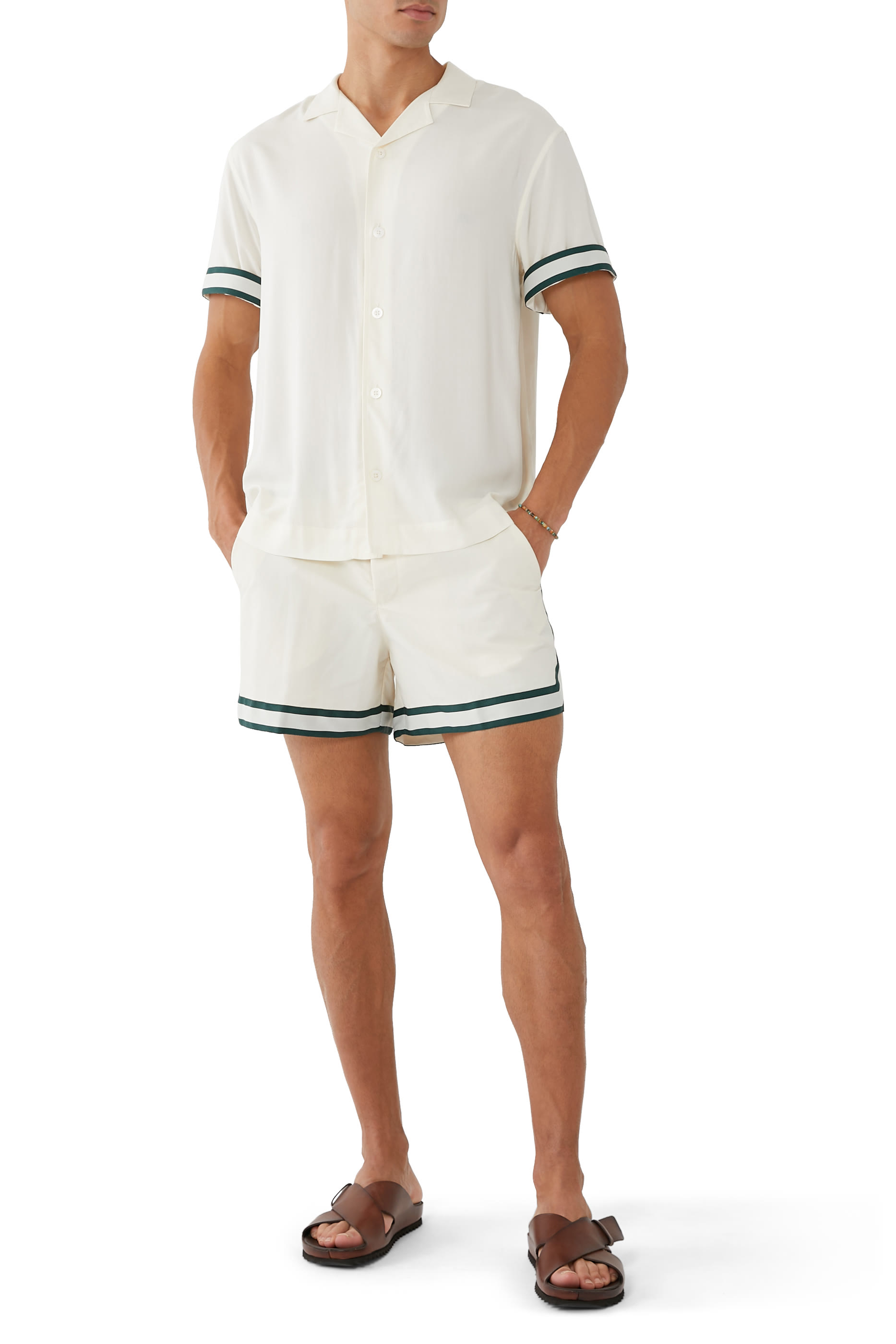 قميص فالبون بأكمام قصيرة