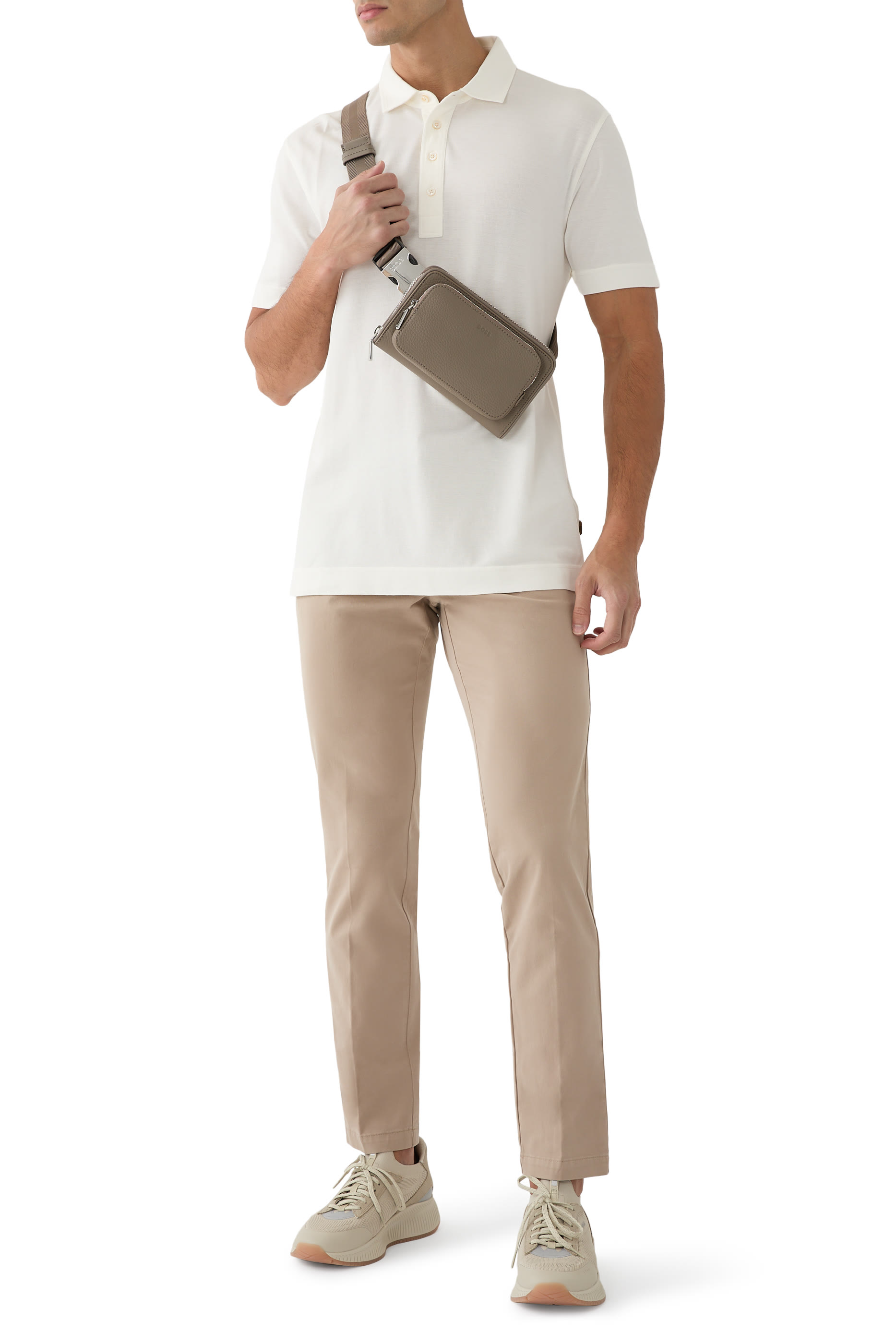 حقيبة كروس بودي جلد إيطالي