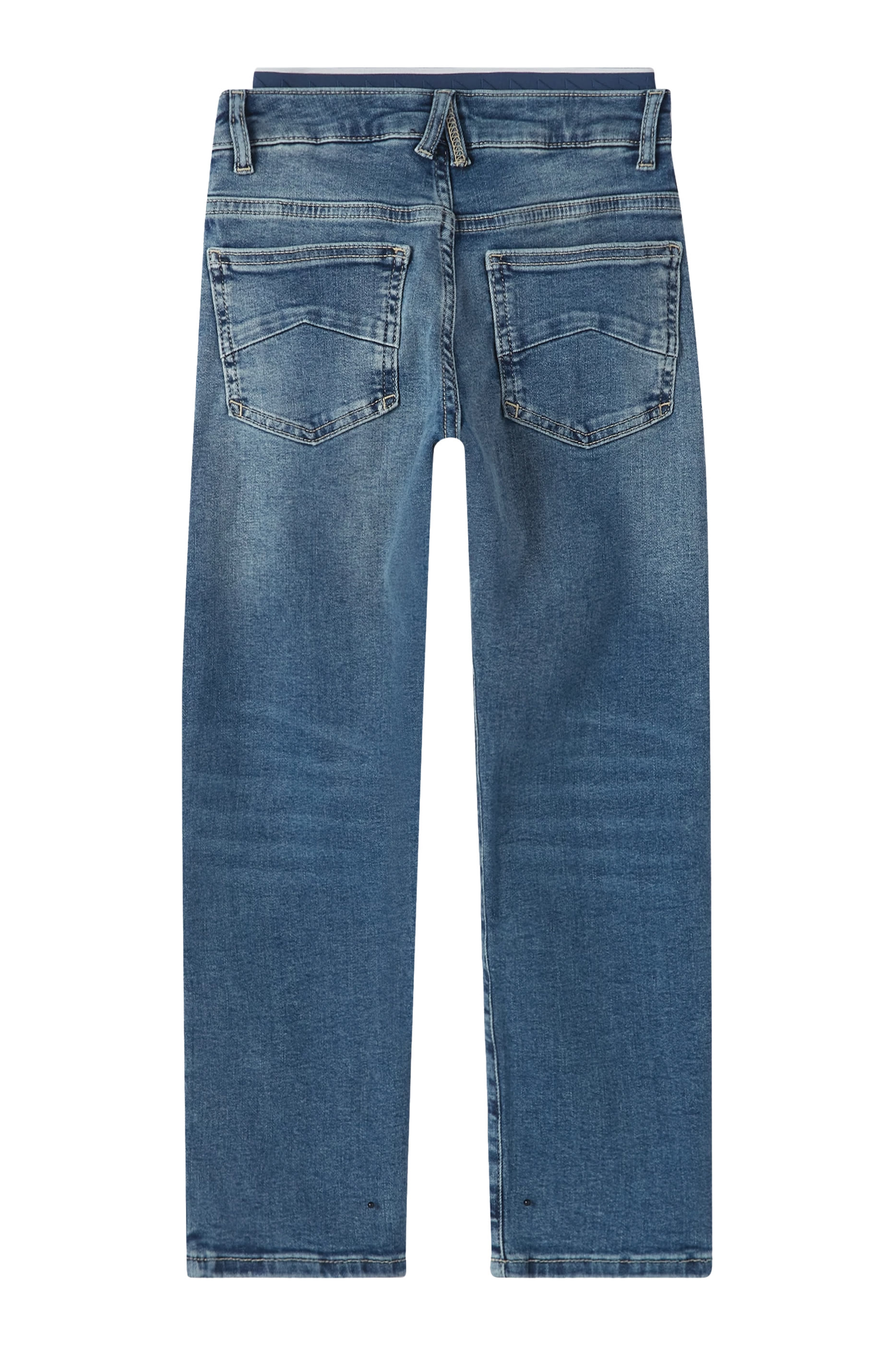 بنطال جينز بقصة ضيقة دنيم للأطفال