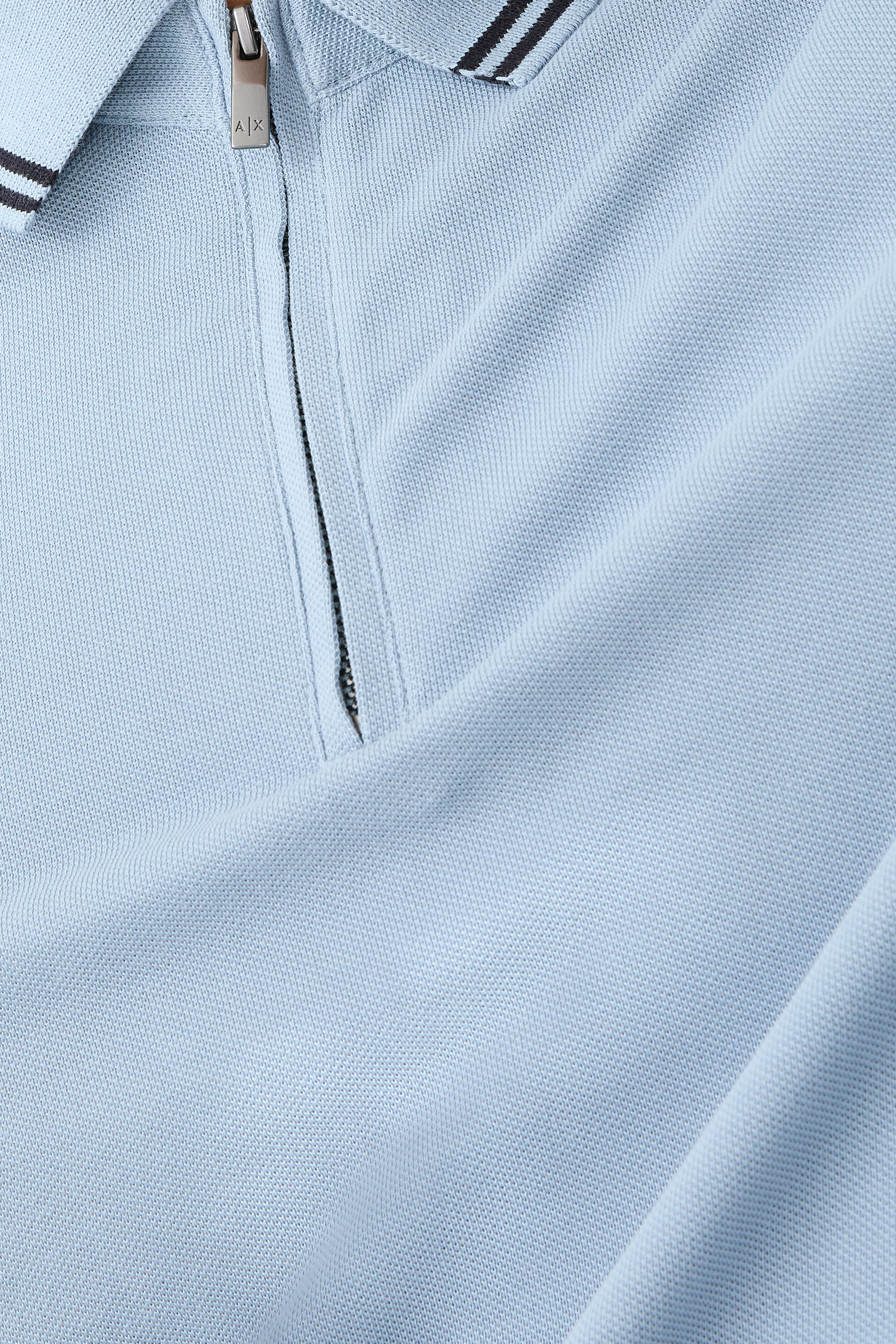 قميص بولو مارينا بنصف سحاب