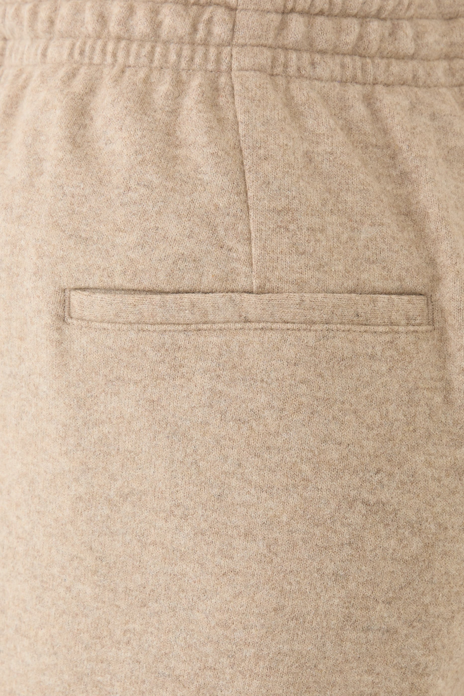 بنطال بقصة ساق واسعة مزيج صوف