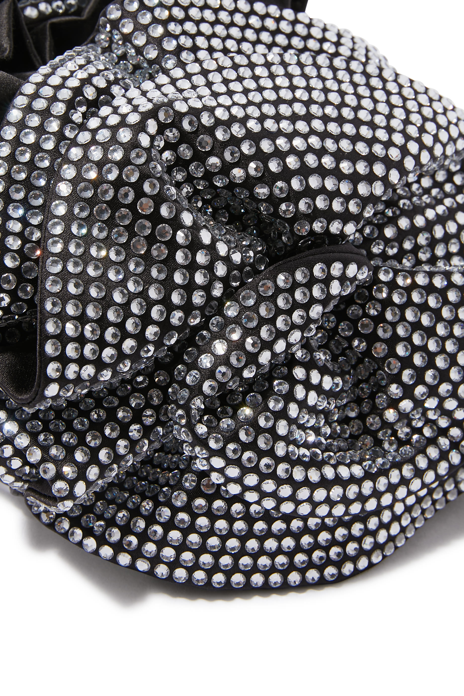 حقيبة كتف مرصعة بالكريستال