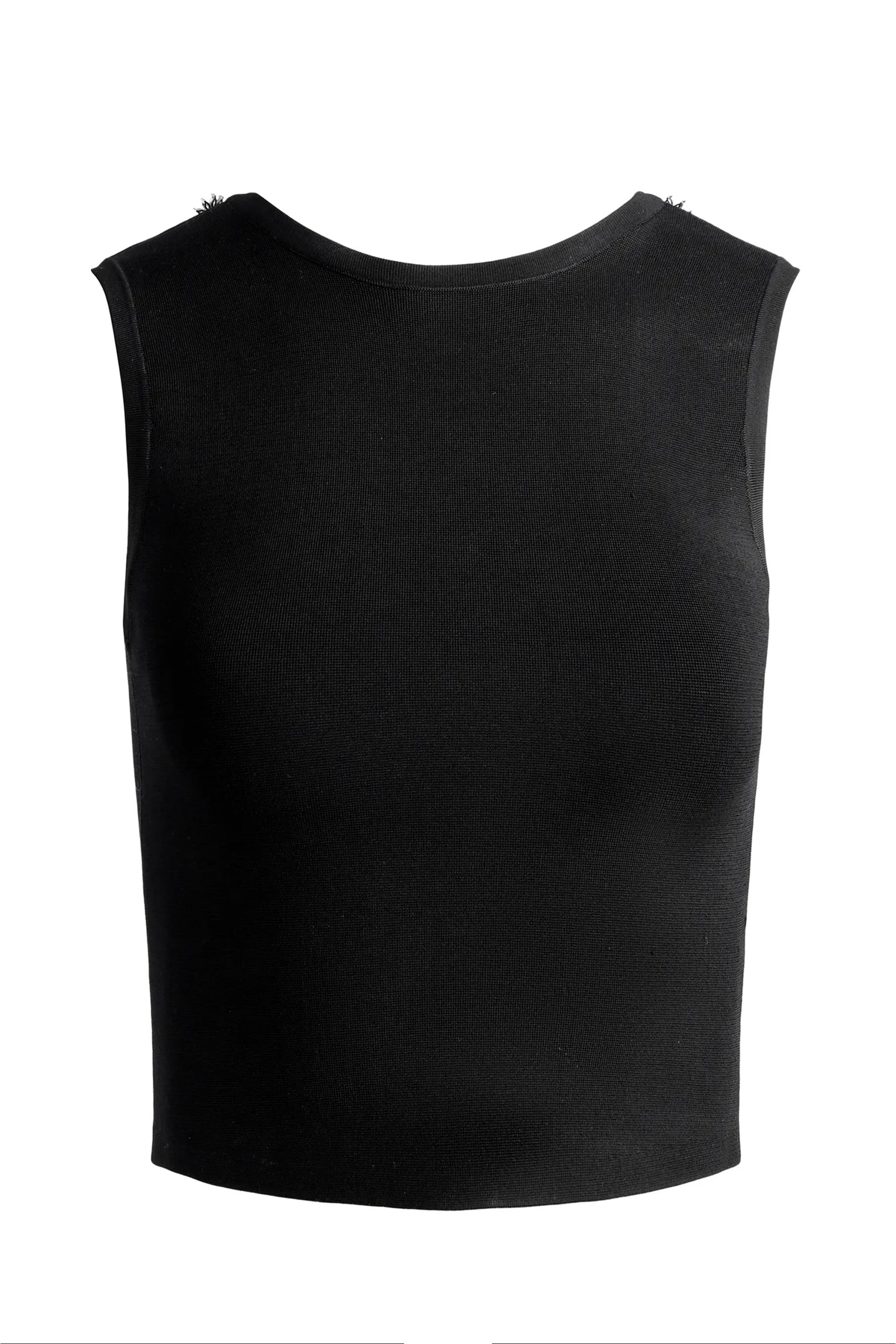 بلوزة ليو بدون أكمام بأربطة من الخلف