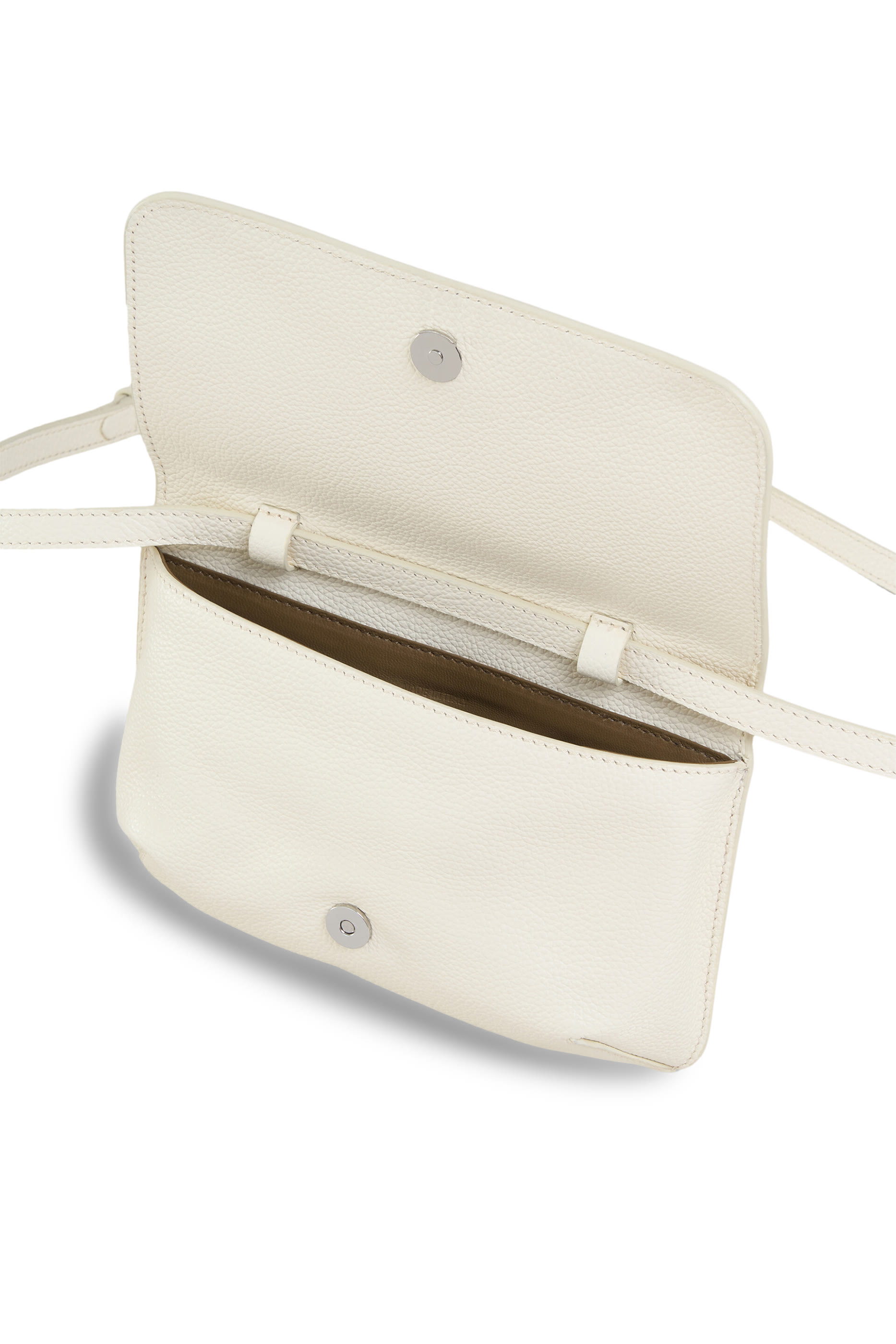 حقيبة كتف مطرزة جلد