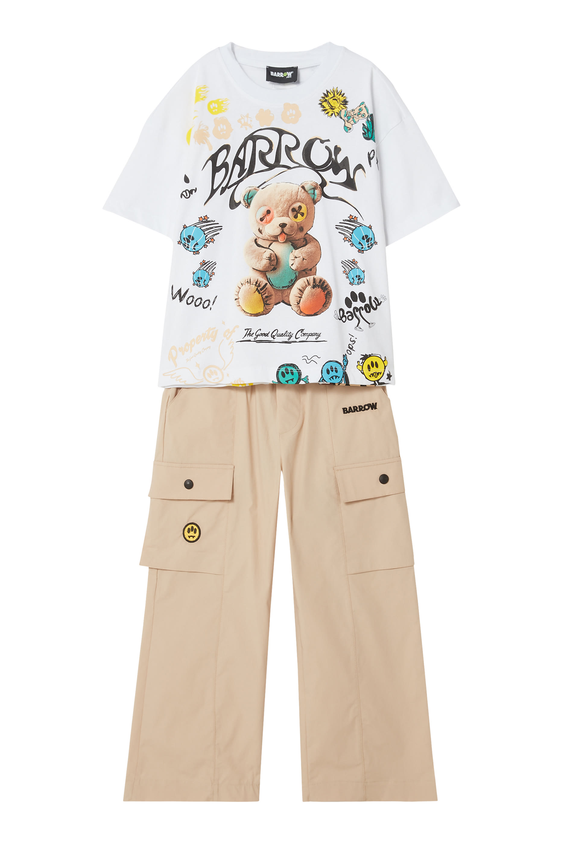 تيشيرت بطبعة غرافيكية بالكامل للأطفال