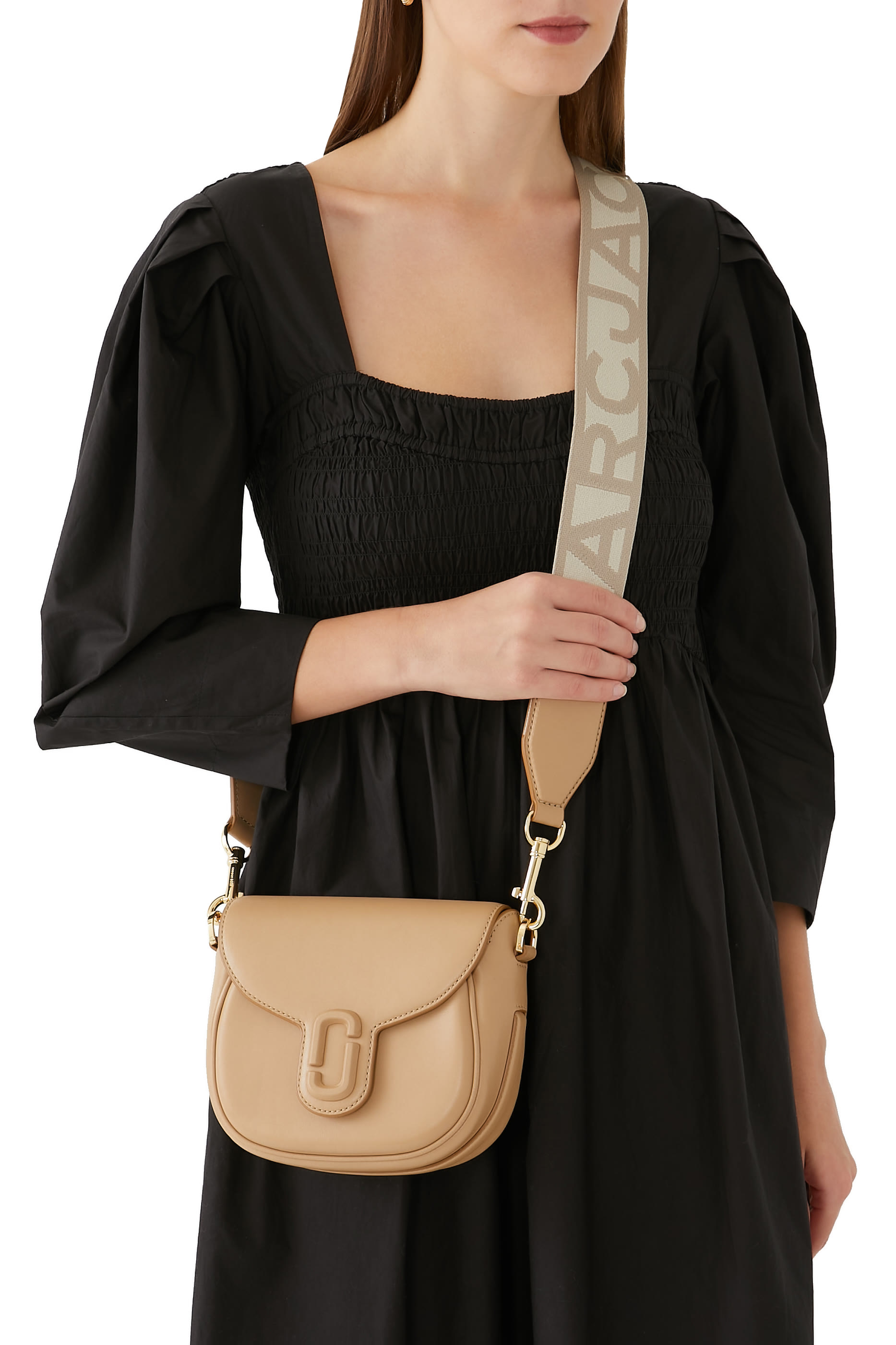 حقيبة سادل صغيرة بشعار الماركة