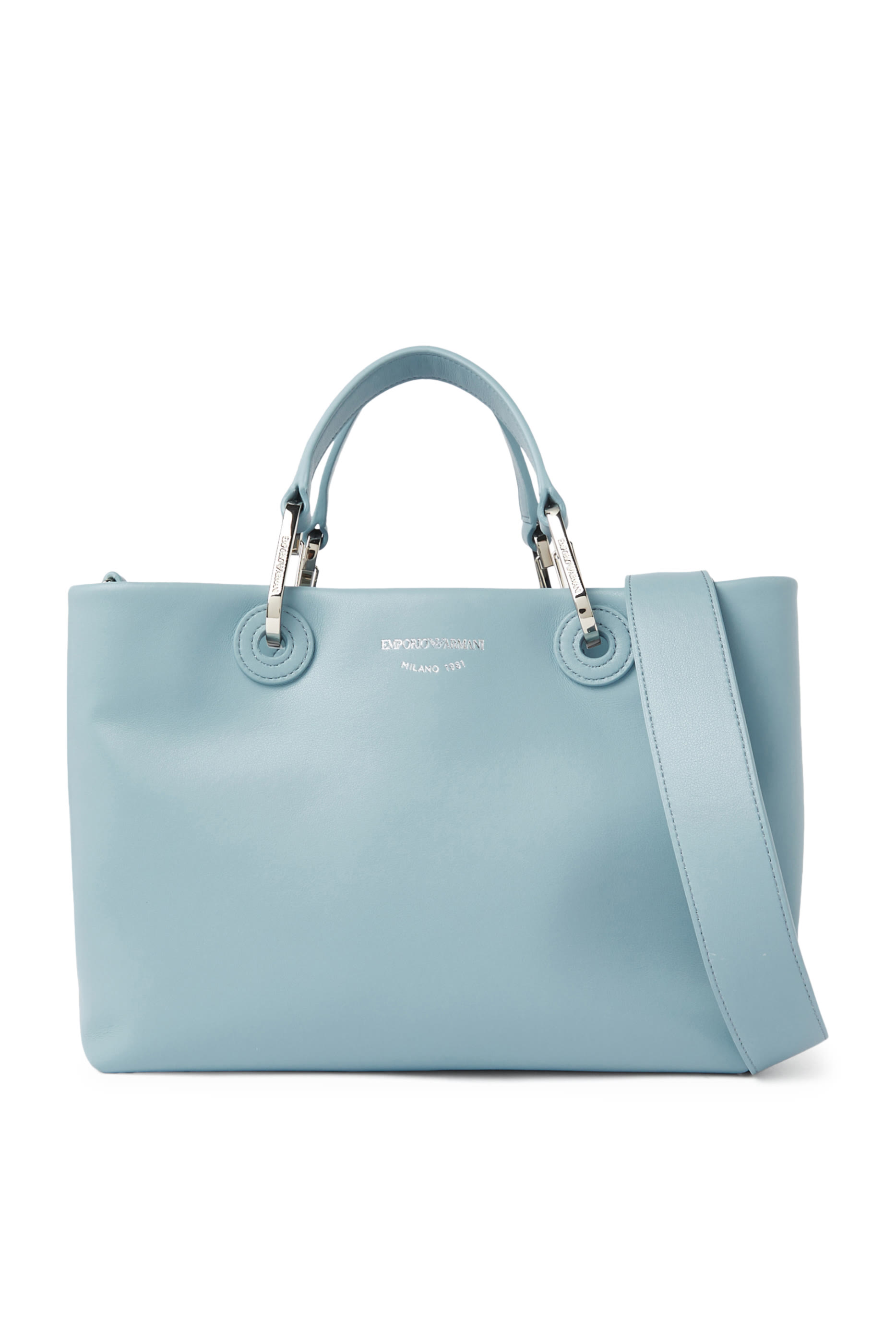 حقيبة يد بشعار الماركة