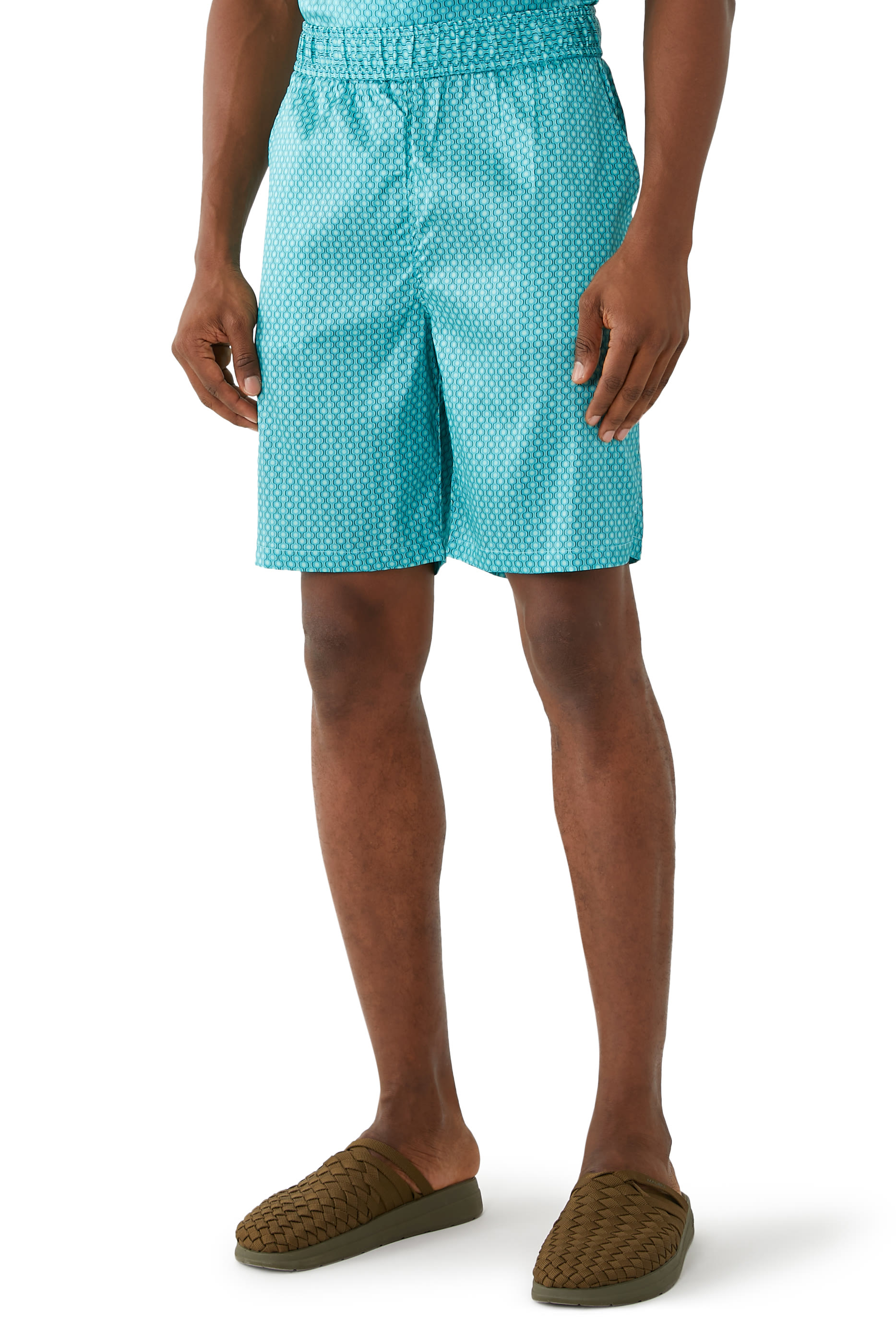 شورت بالما ايبانيما حرير بنقشة نجوم