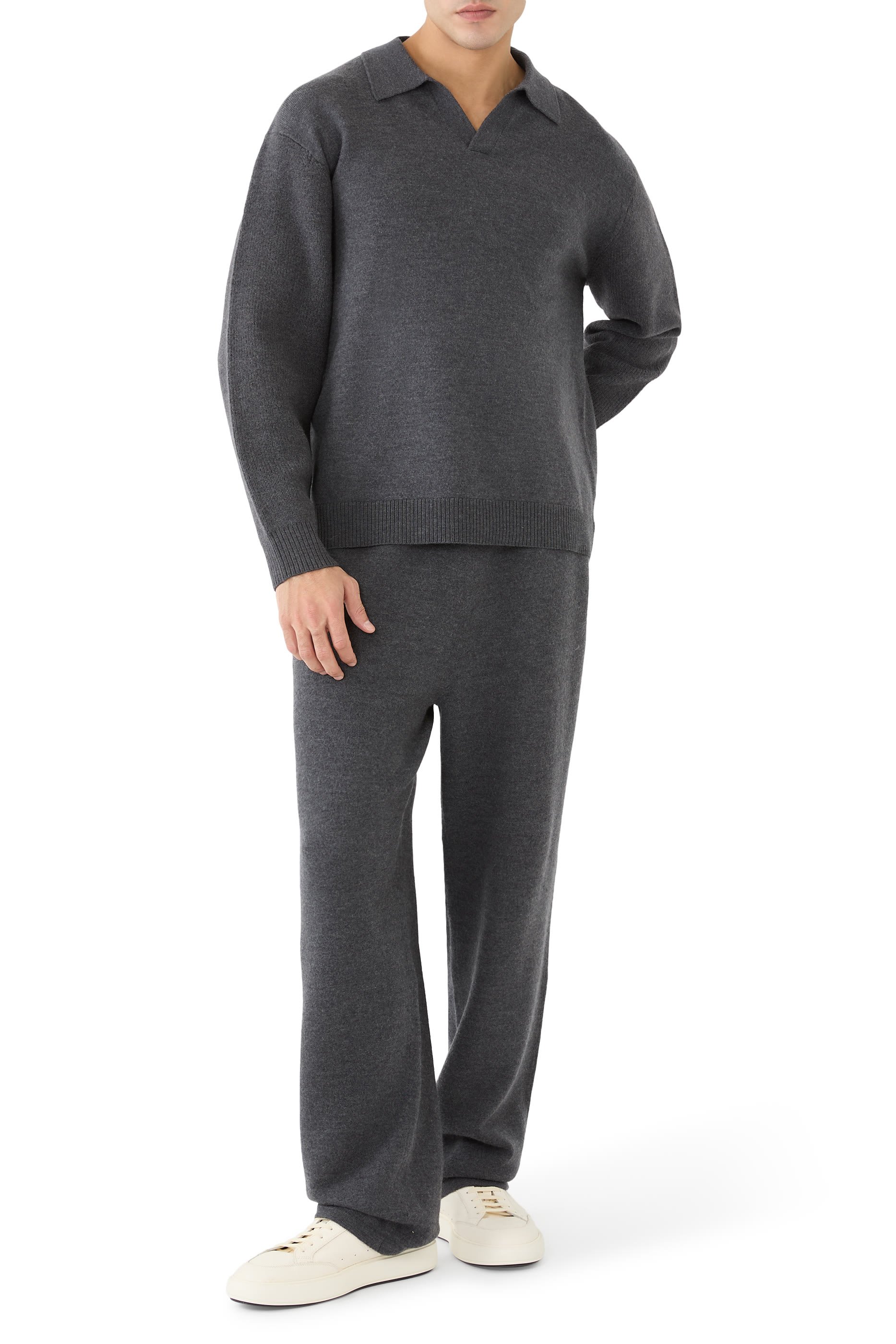 بنطال رياضي صوف معالج بالغليان