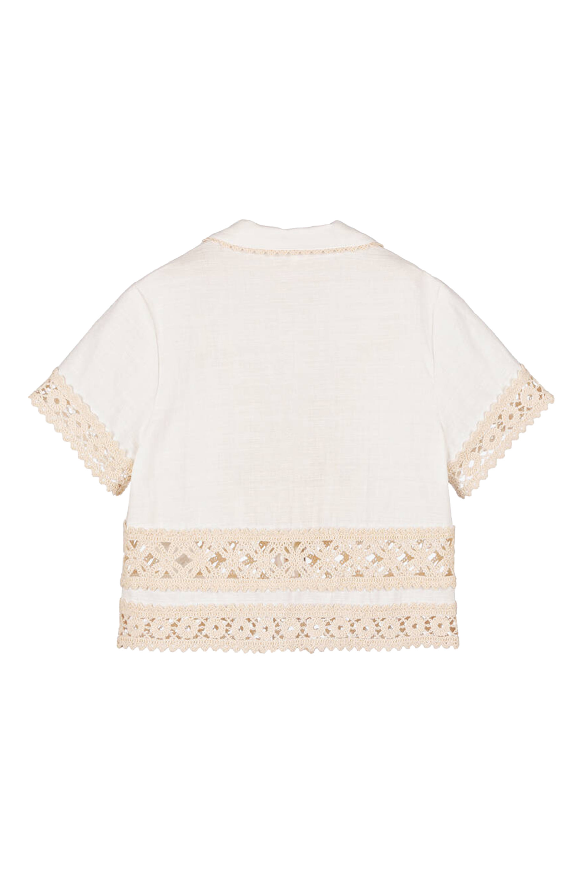 قميص وايلي بحواف مزينة للأطفال 